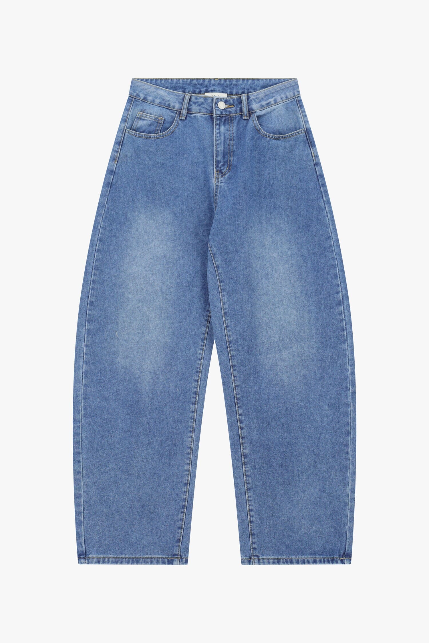 Balloon Fit Jeans With High Waist And Wide Leg Dixie