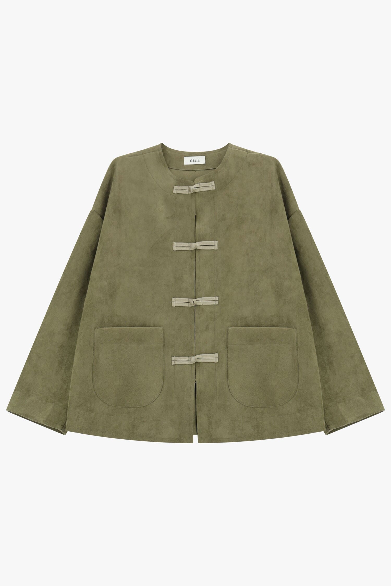 Giacca Camicia Con Chiusura Orientale E Tasche Applicate Dixie