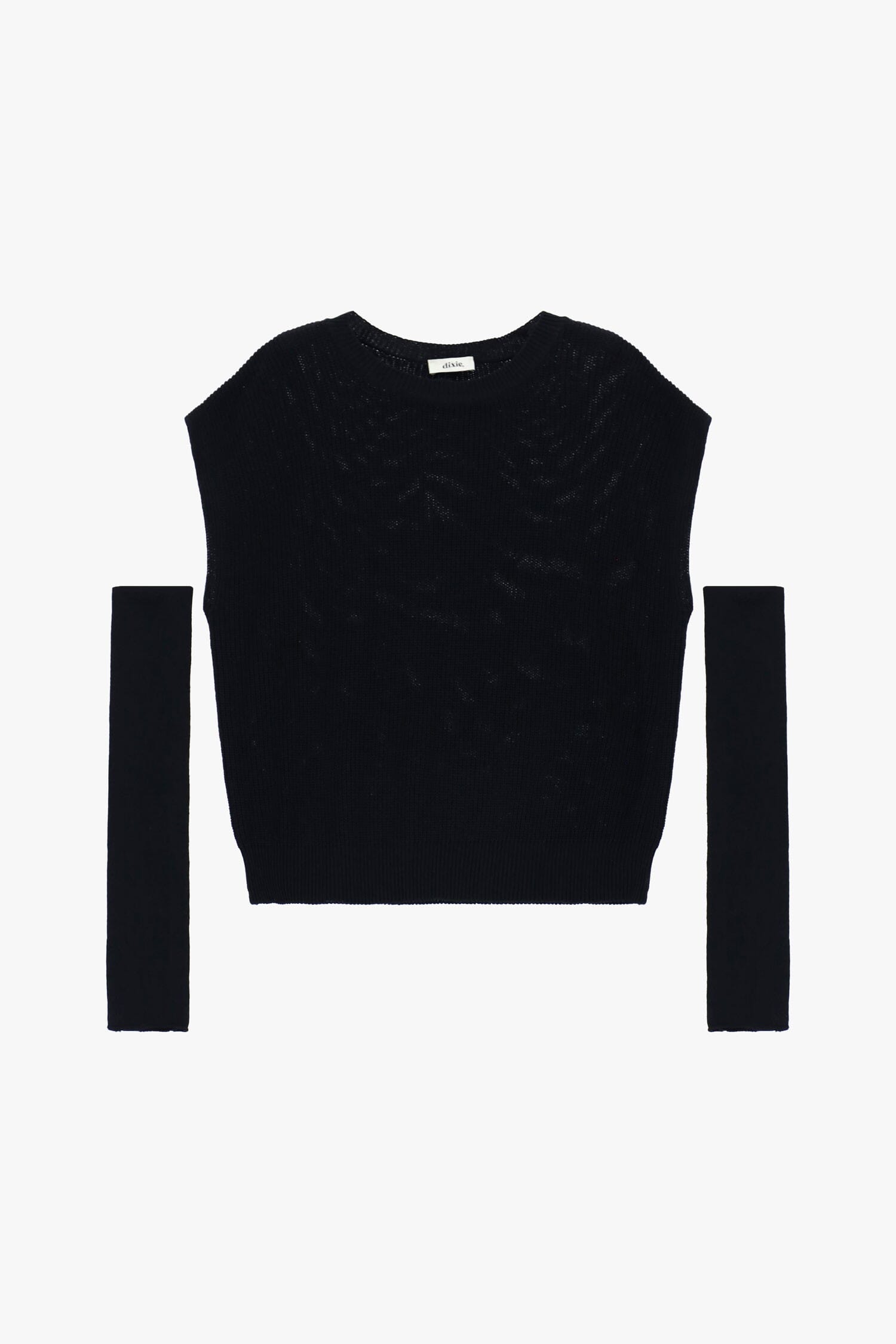 Knitted Top With Detachable Sleeves Dixie