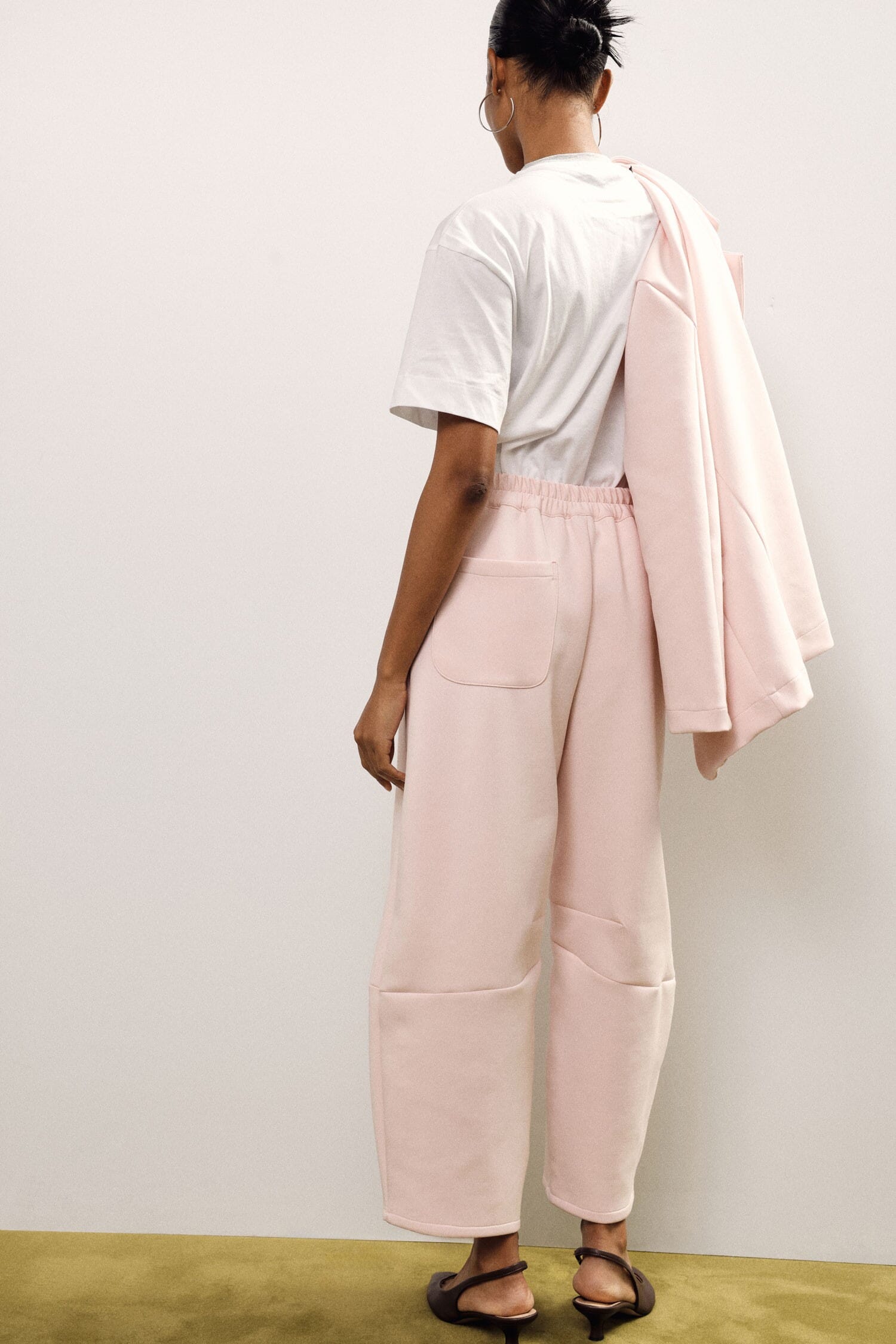 Pantaloni Palazzo Cropped Con Tasche Frontali Dixie