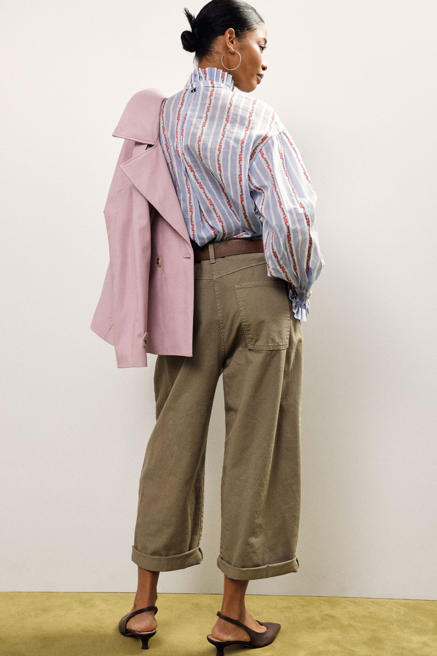 Palace Fit Trousers With Belt And Lapel Dixie