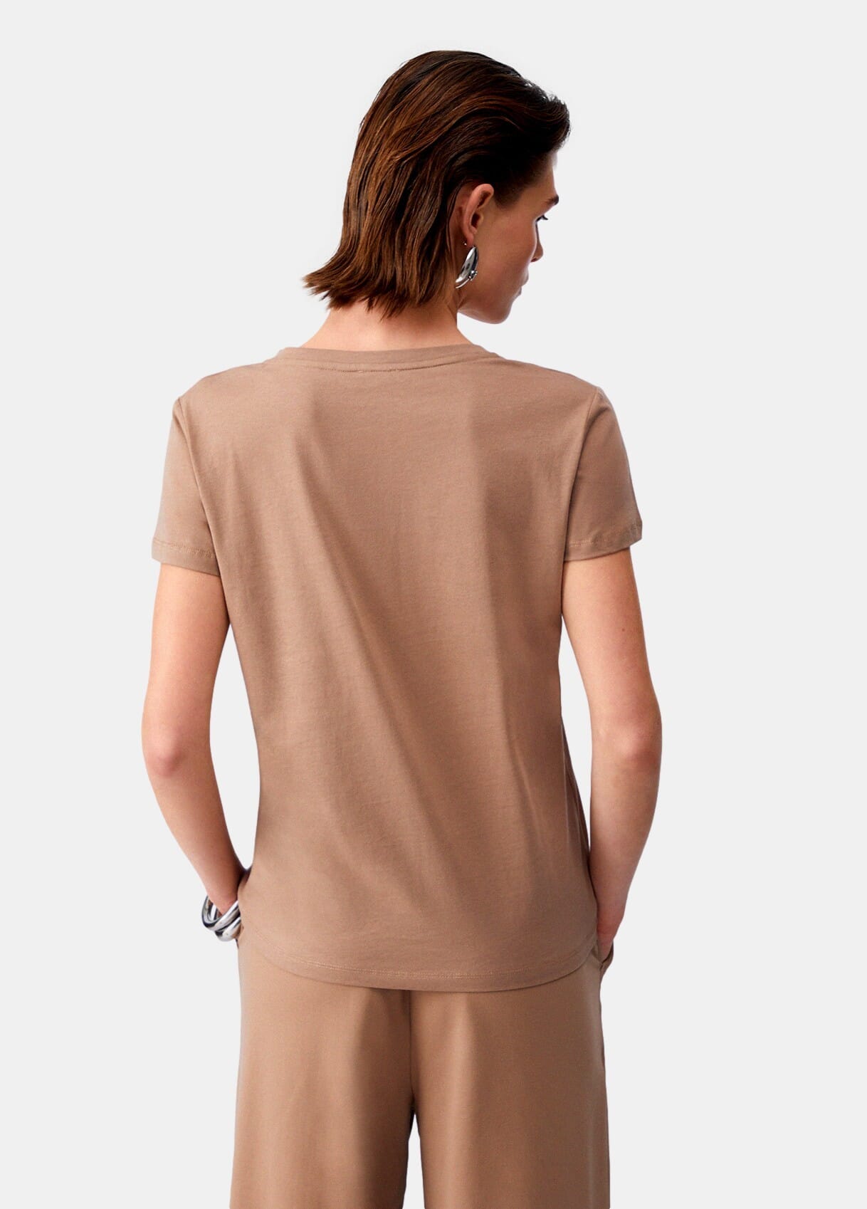 T-Shirt Con Scollo A V Liu Jo