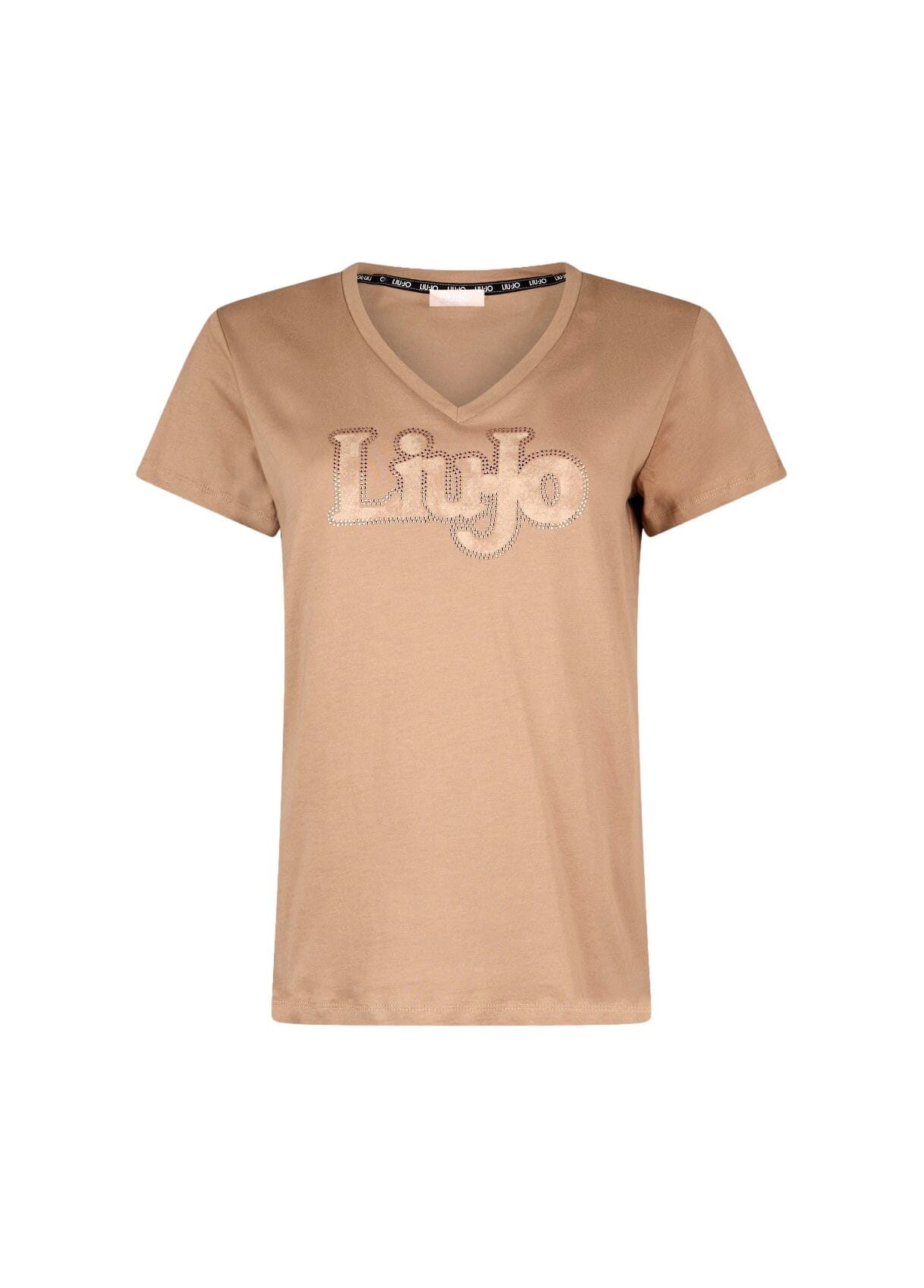 T-Shirt Con Scollo A V Liu Jo