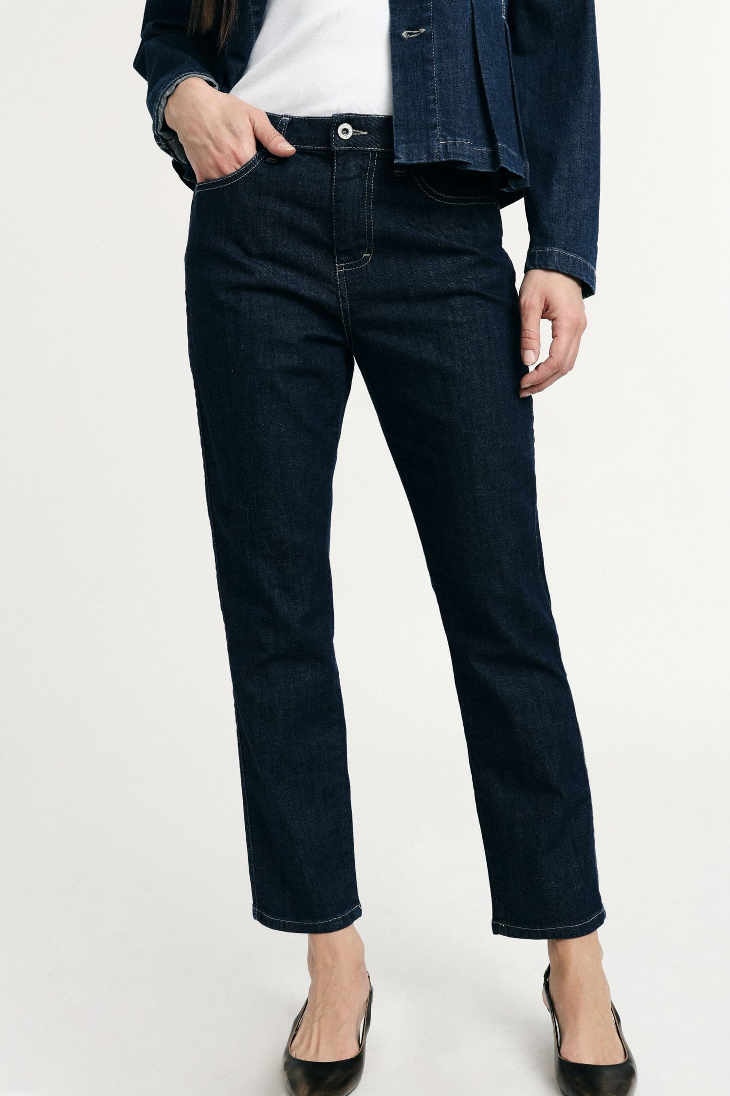 Jeans Regular-Fit A Gamba Dritta Con Cinque Tasche Please