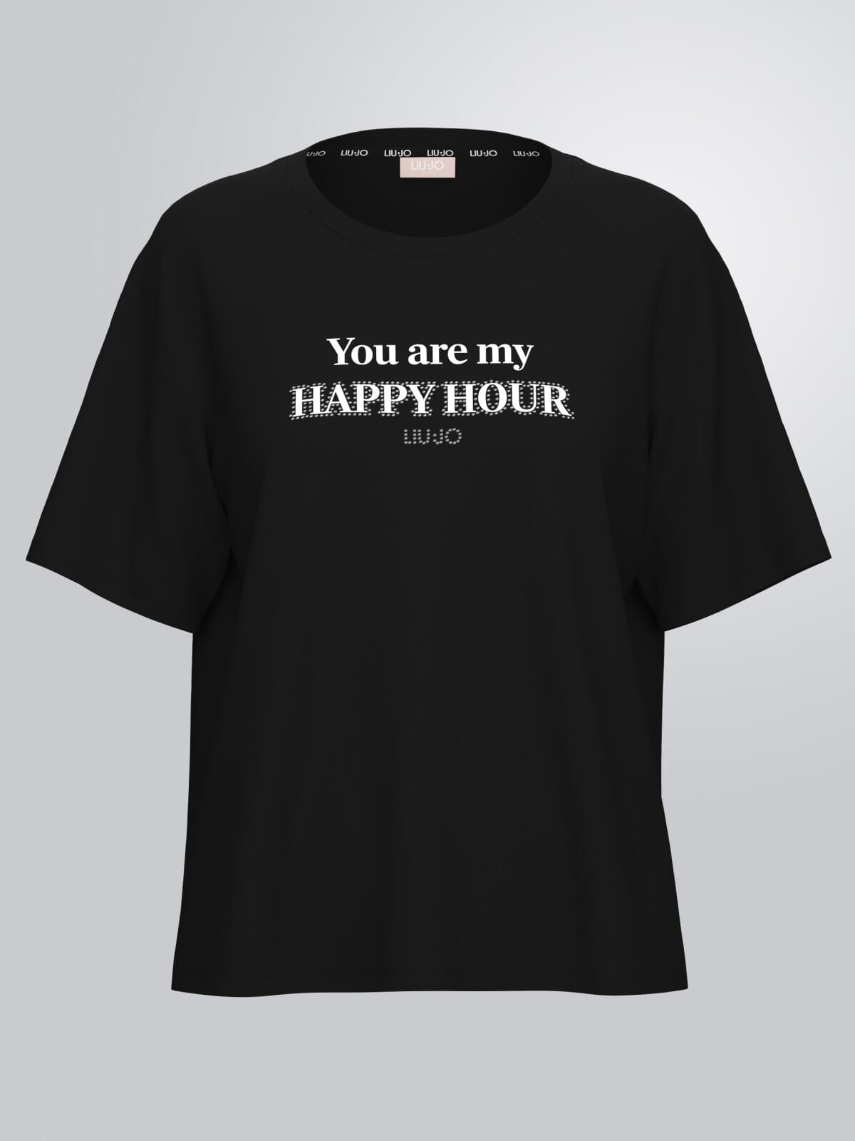 T-Shirt With Liu Jo Logo And Print