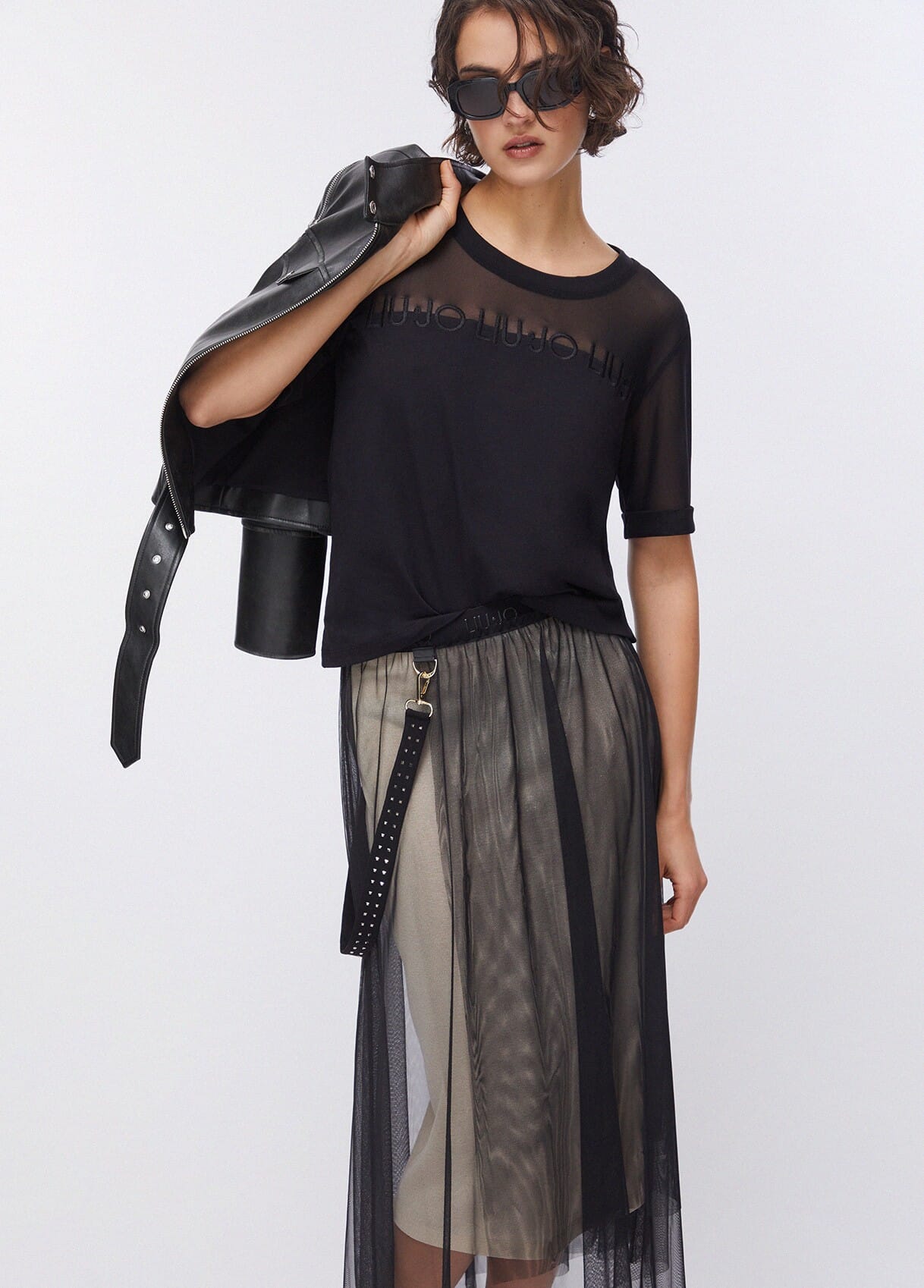 Liu Jo - Jupe longue en tulle