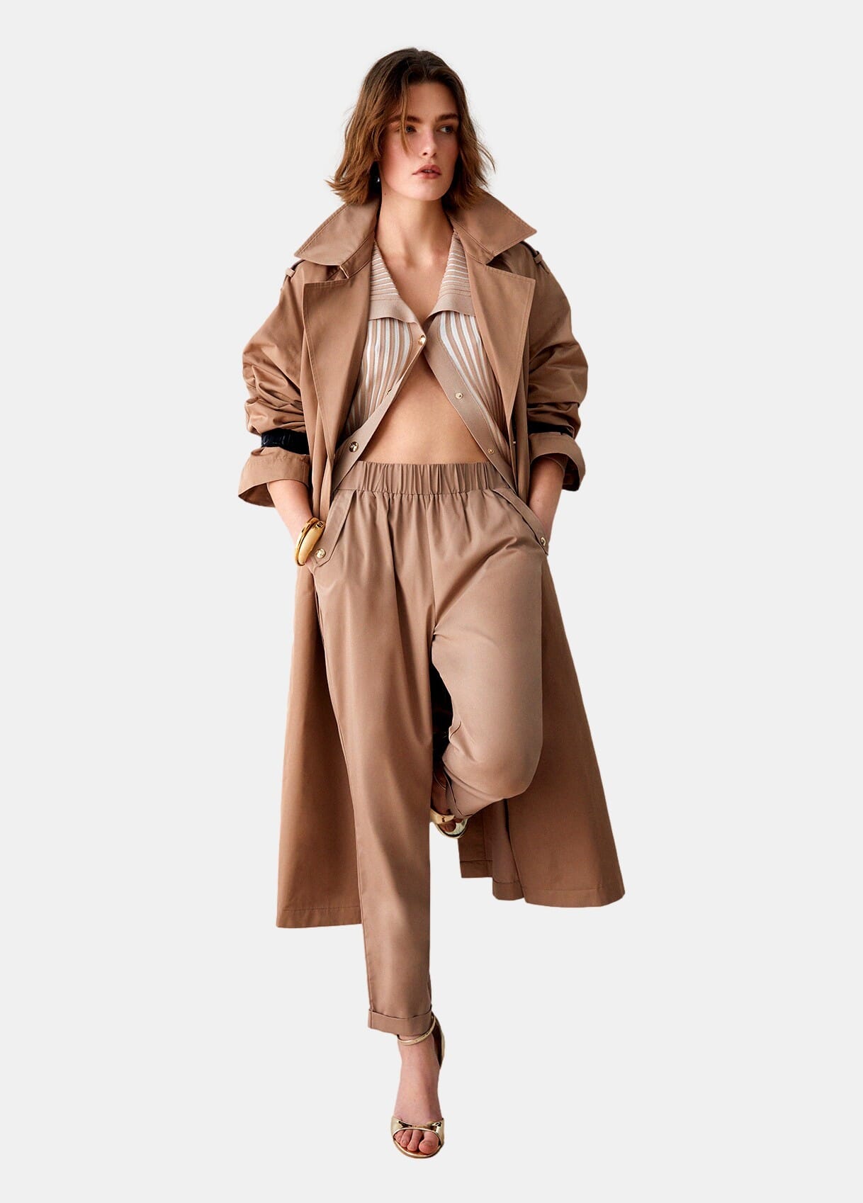 Liu Jo Slim Fit Trousers With Turn-ups