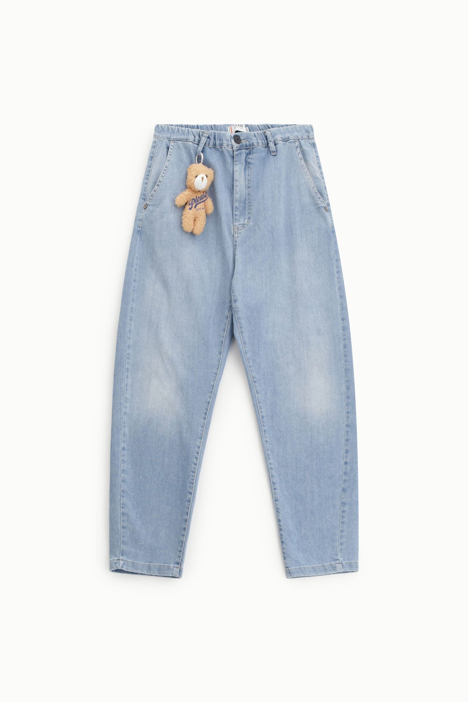 Baloon Fit Jeans With Bear Keyring Please