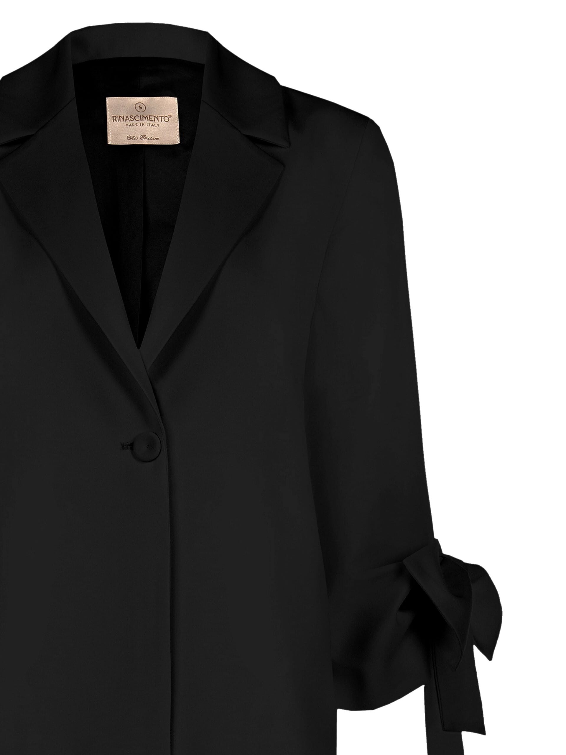 Giacca Blazer Ampia Con Maxi Fiocchi Sulle Maniche Rinascimento