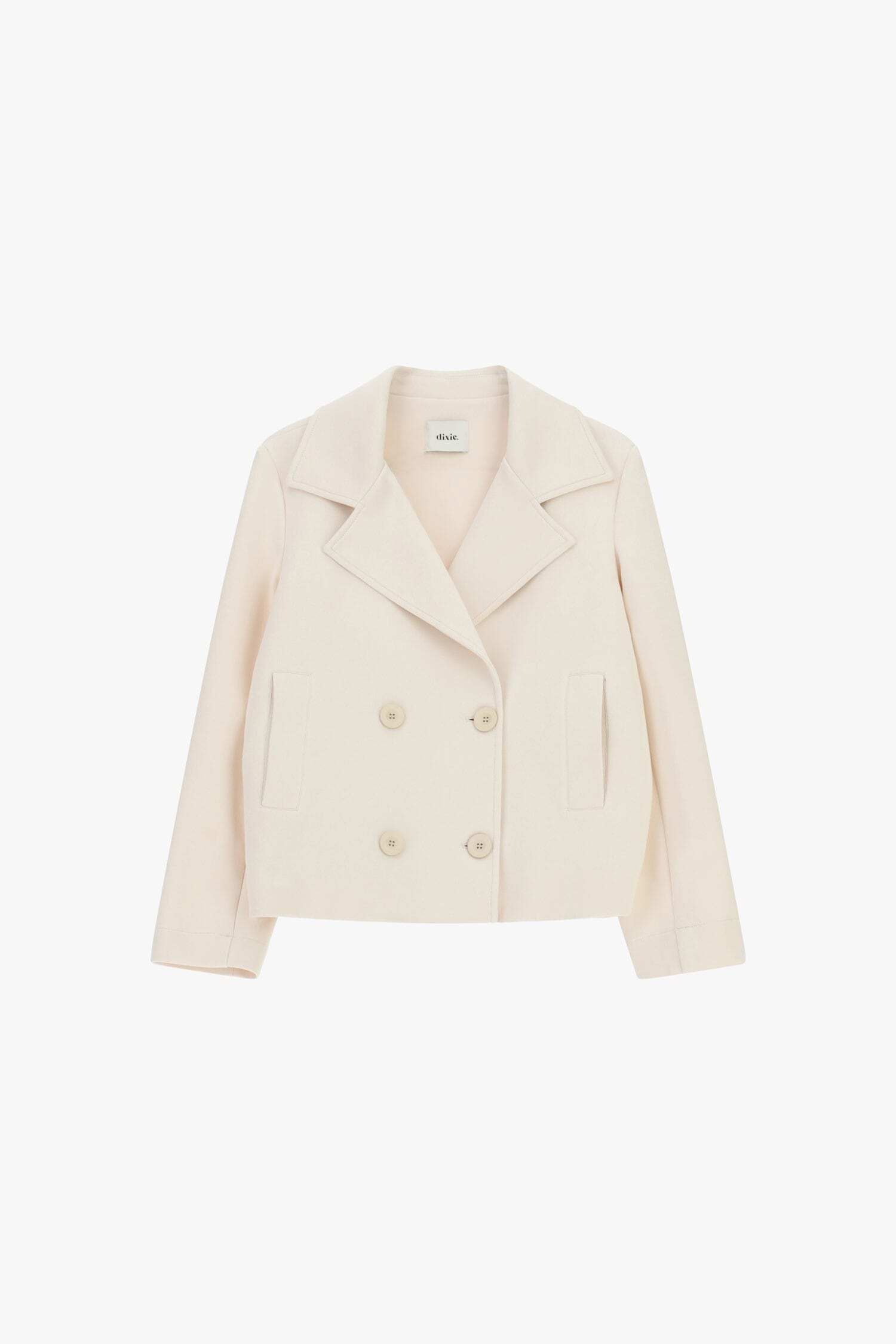 Blazer court à double boutonnage avec poches avant Dixie