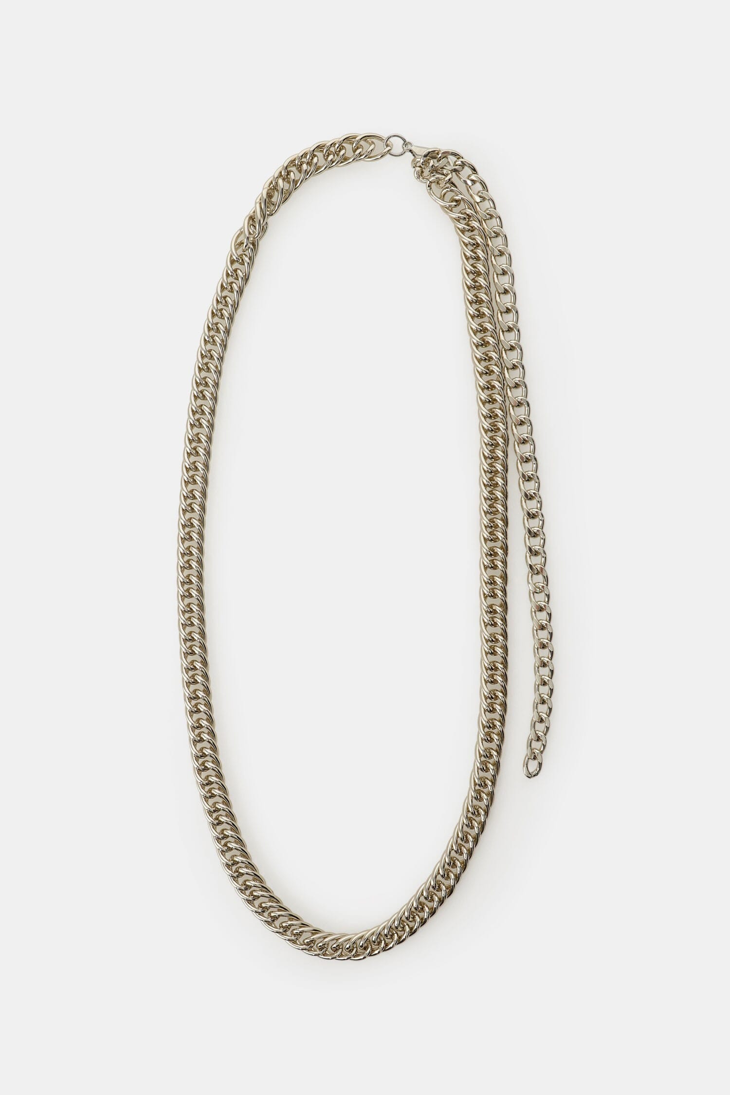 Collier à chaîne réglable en tricot plat Dixie