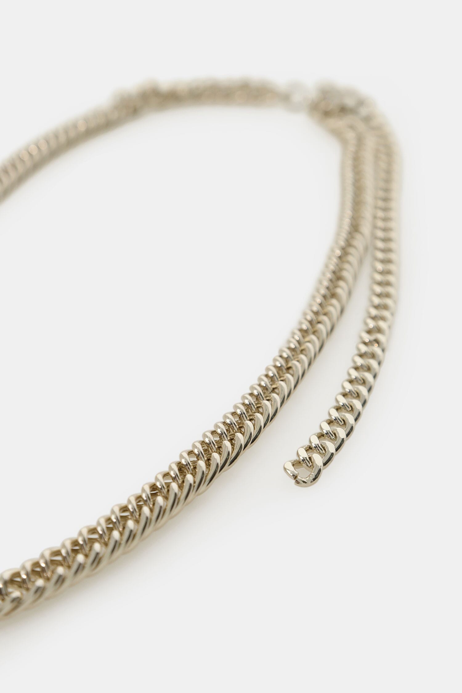 Collier à chaîne réglable en tricot plat Dixie