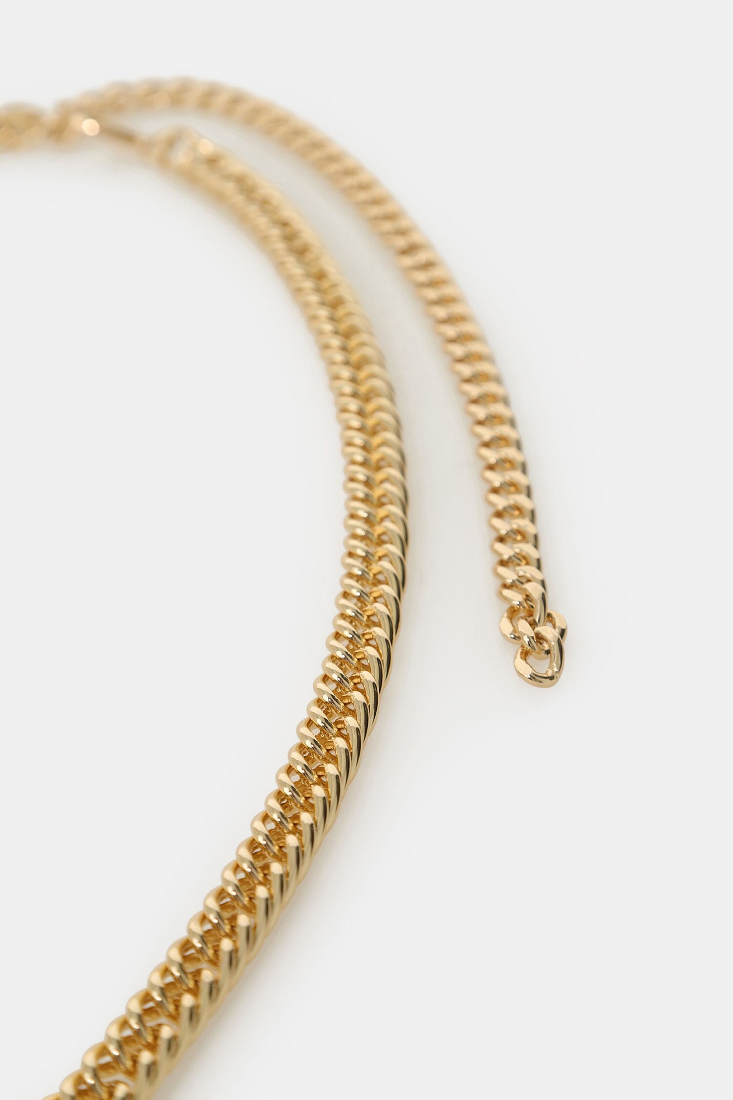 Collier à chaîne réglable en tricot plat Dixie