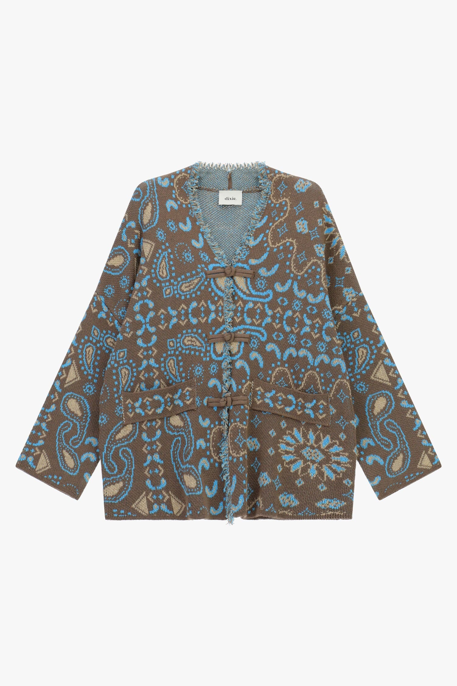 Cardigan With Toggle Closure And Front Pockets Dixie