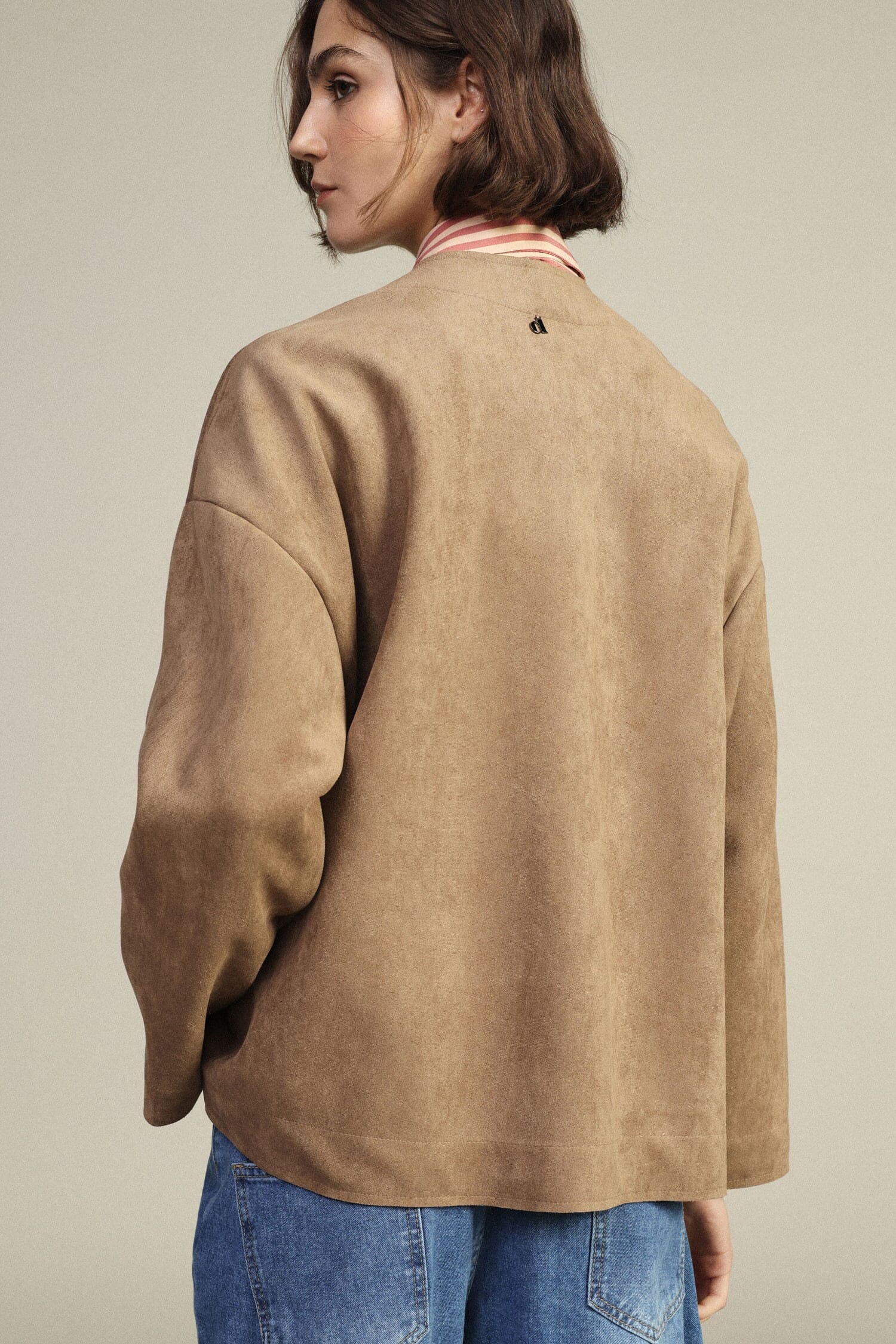 Giacca Camicia Con Chiusura Orientale E Tasche Applicate Dixie