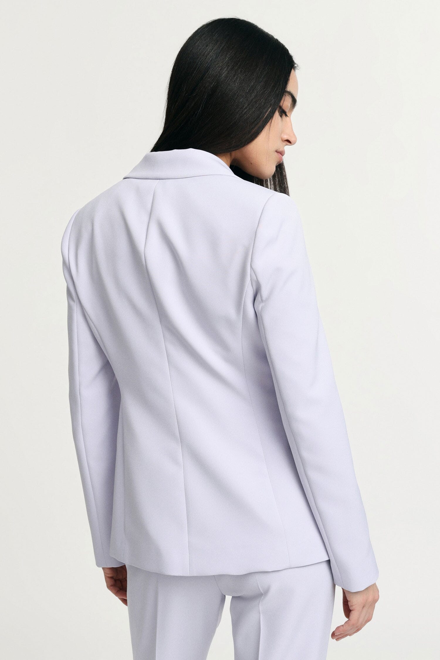 Blazer à simple boutonnage avec grande fleur décorative S'il vous plaît