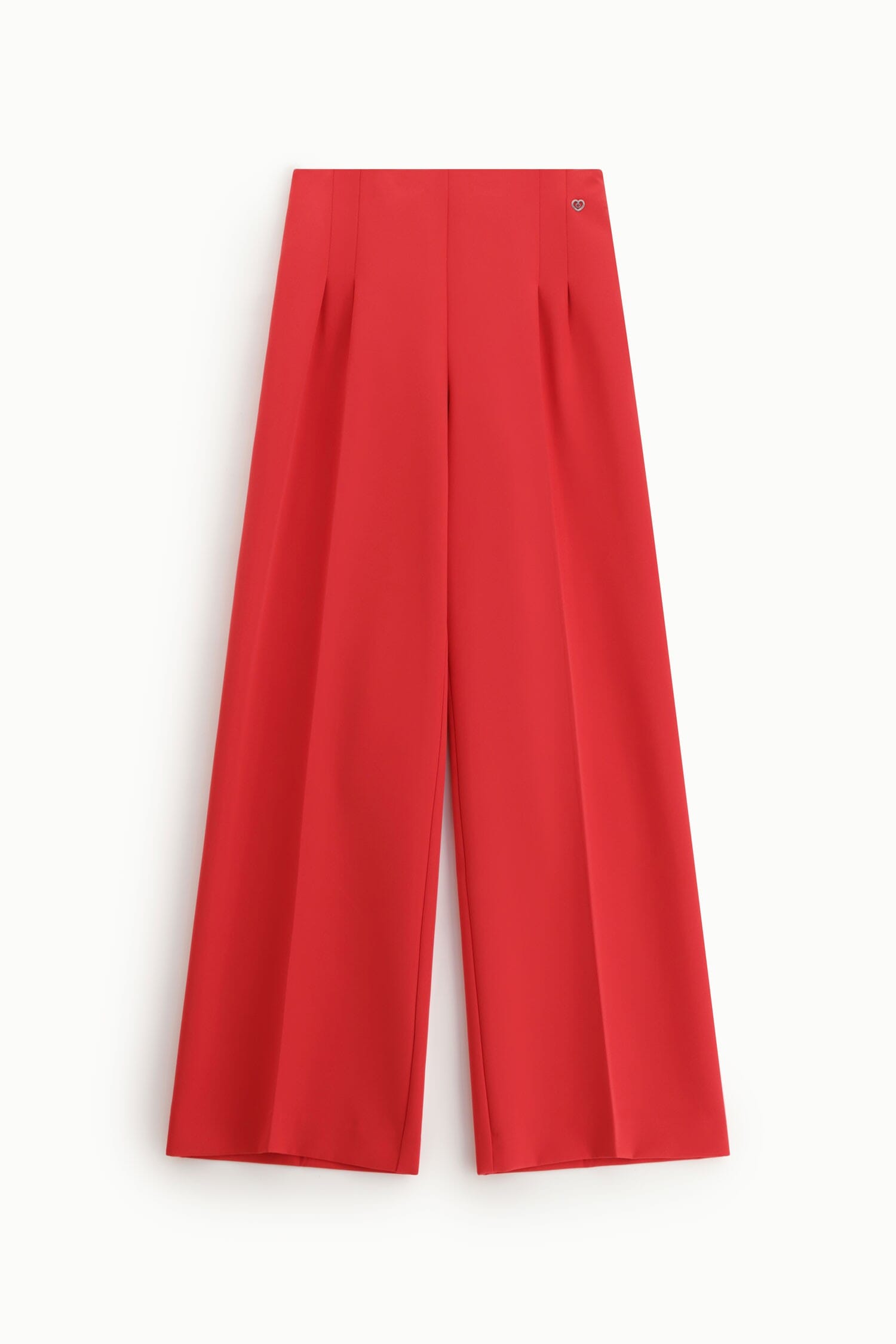 High Waisted Palace Trousers With Pleats Please
