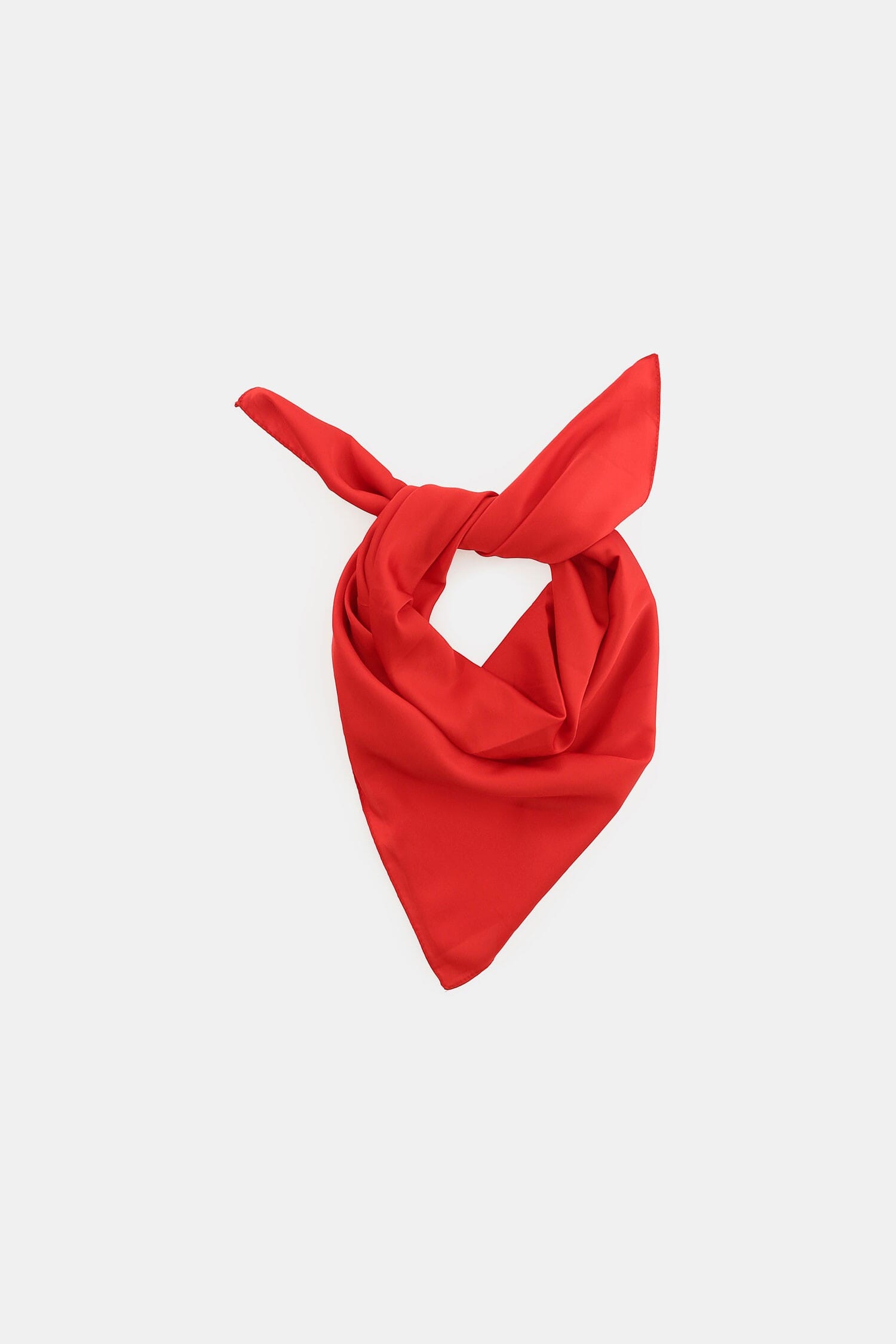 Plain Square Scarf With Simple Hem Please