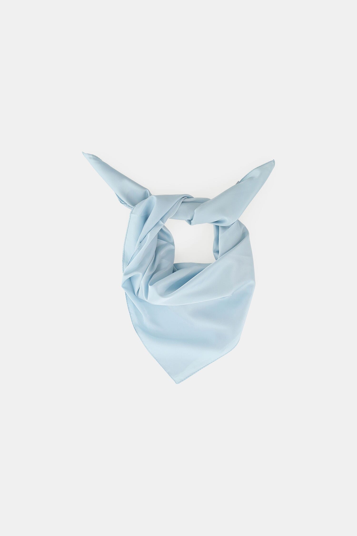 Plain Square Scarf With Simple Hem Please
