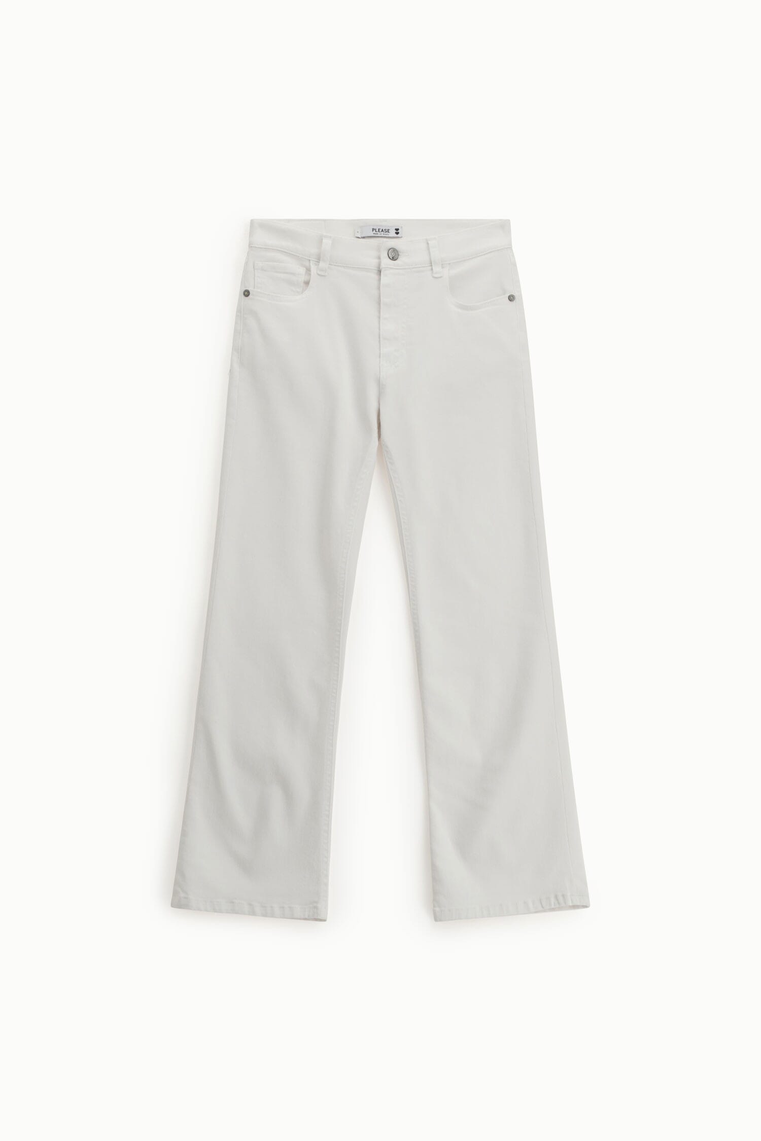 Flare Jeans Five Pockets High Waist Please