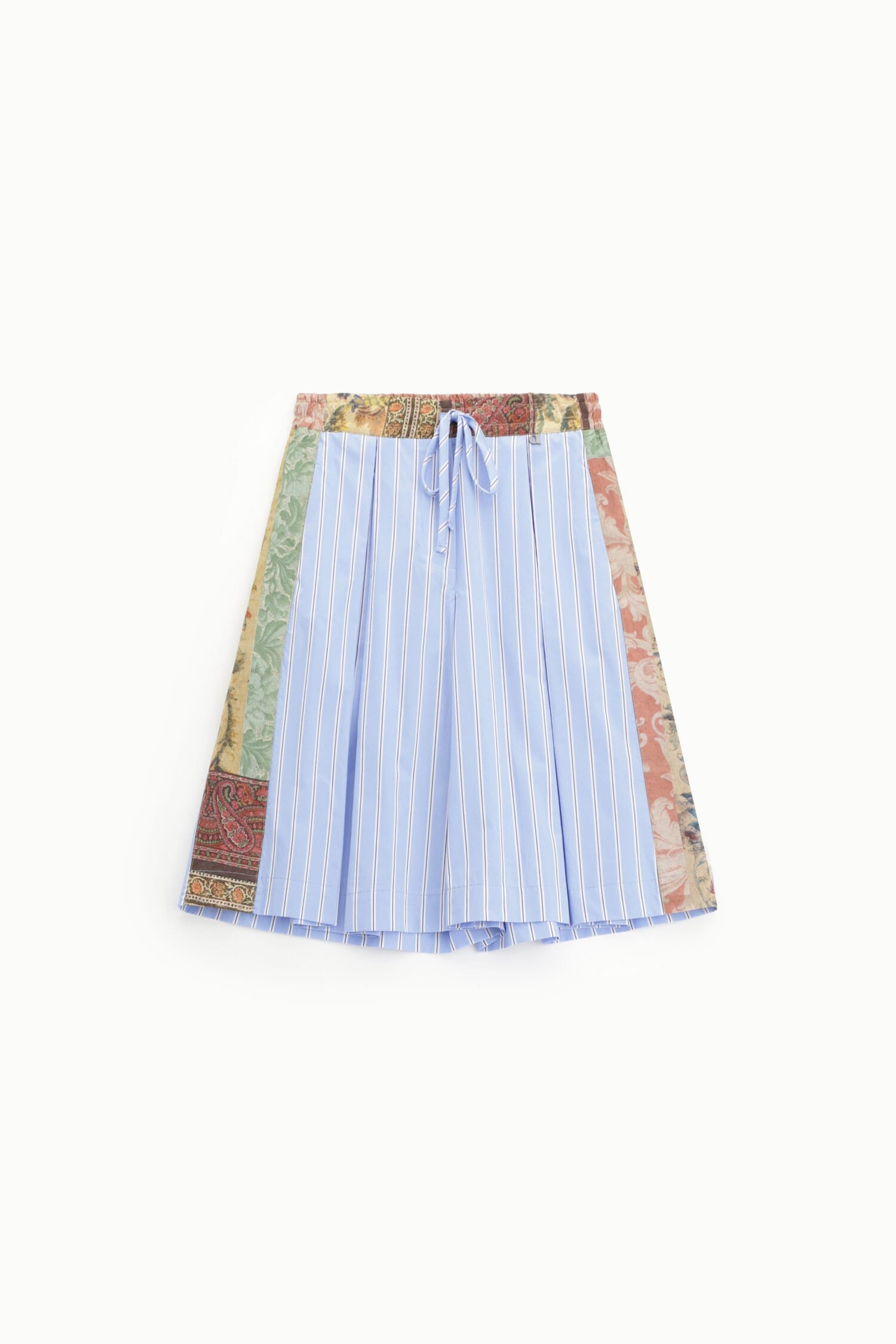 Striped Shorts With Adjustable Tie Dixie