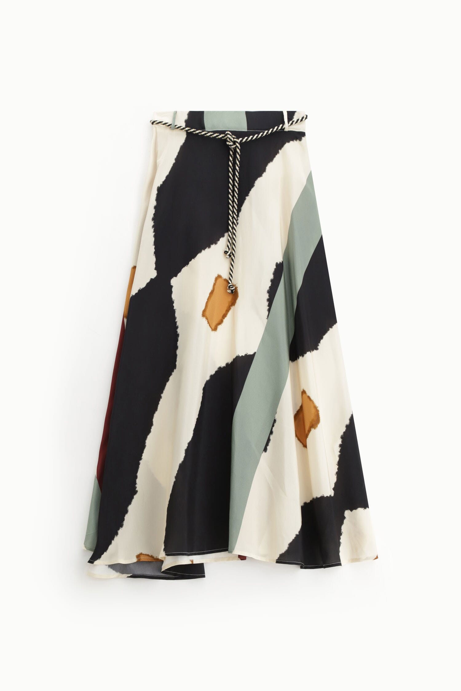 Gonna Svasata Con Dettaglio Cintura Dixie