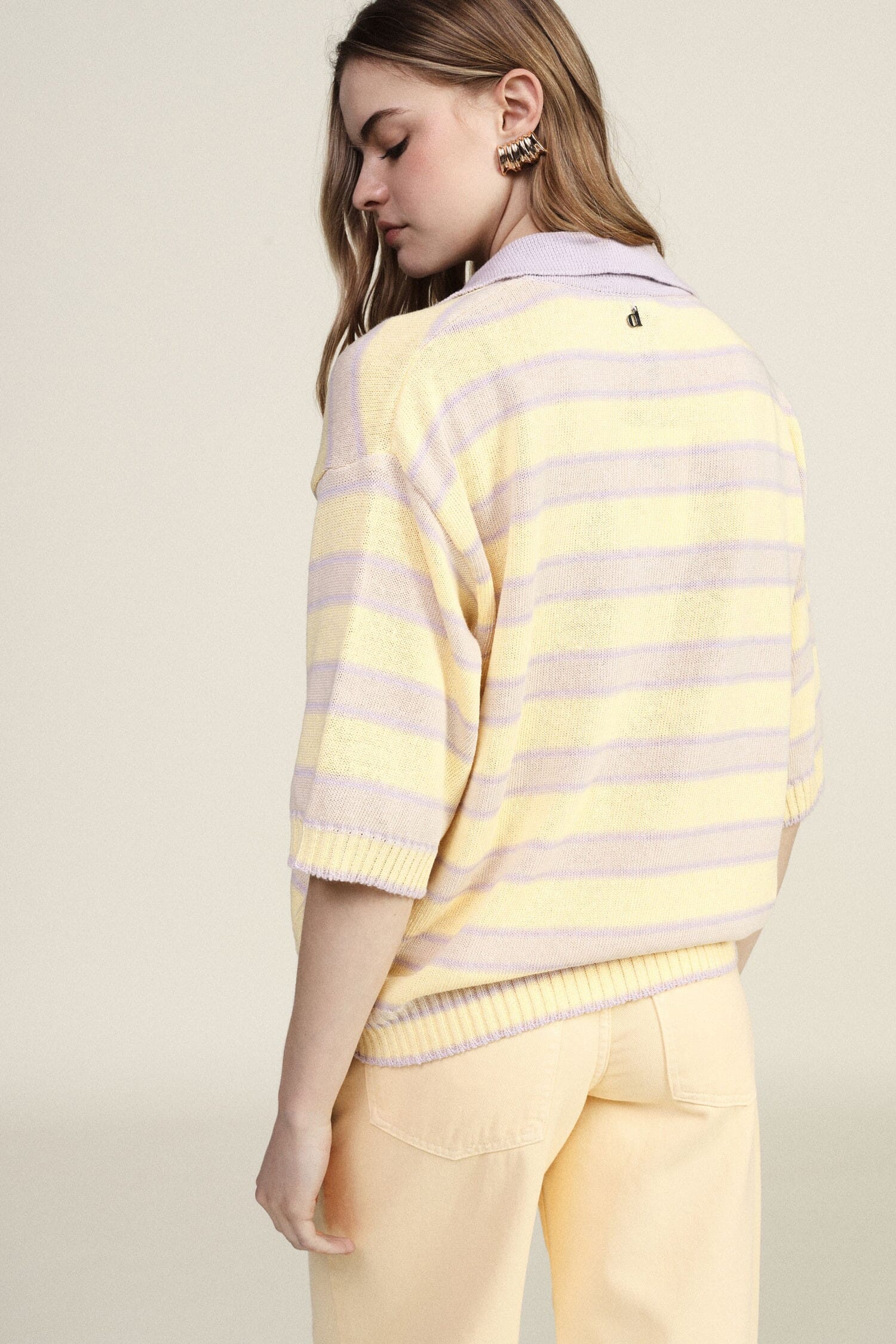 Dixie Classic Short Sleeve Striped Top