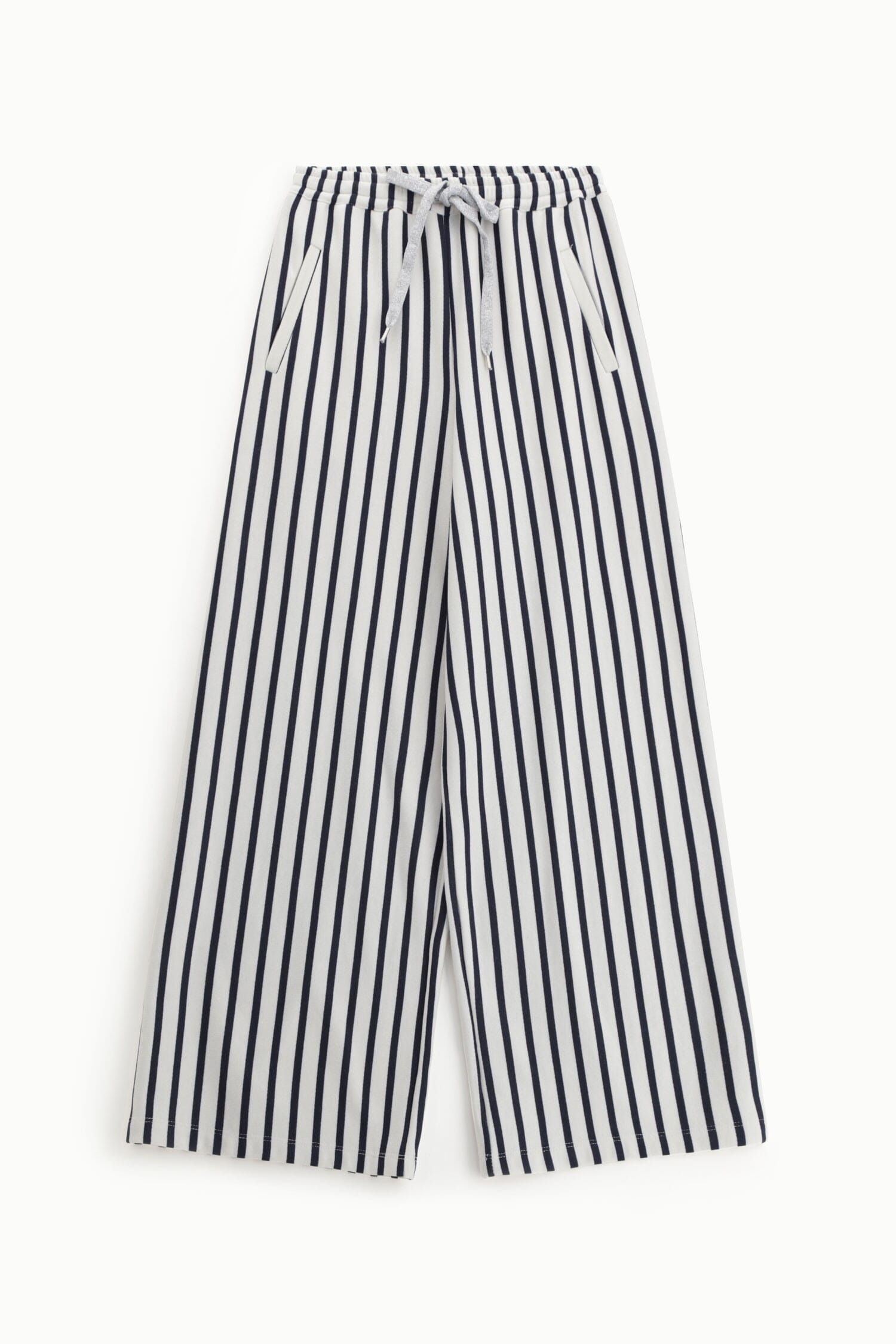 Pantaloni Palazzo A Righe Con Vita Alta E Coulisse Dixie