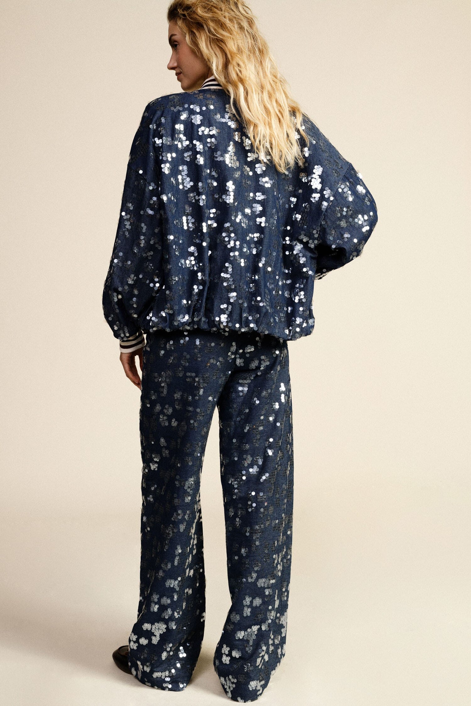 Palace Trousers Fantasy Sequins High Waist Dixie