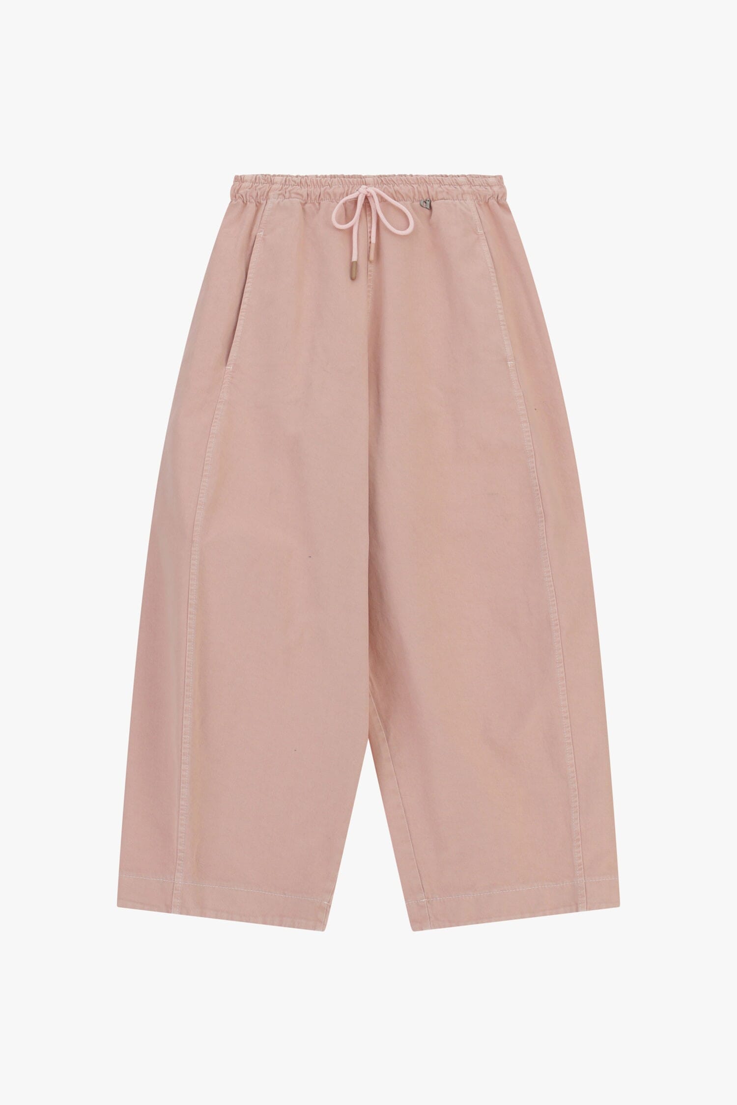 Pantaloni Palazzo Cropped Con Coulisse Elasticizzata Dixie