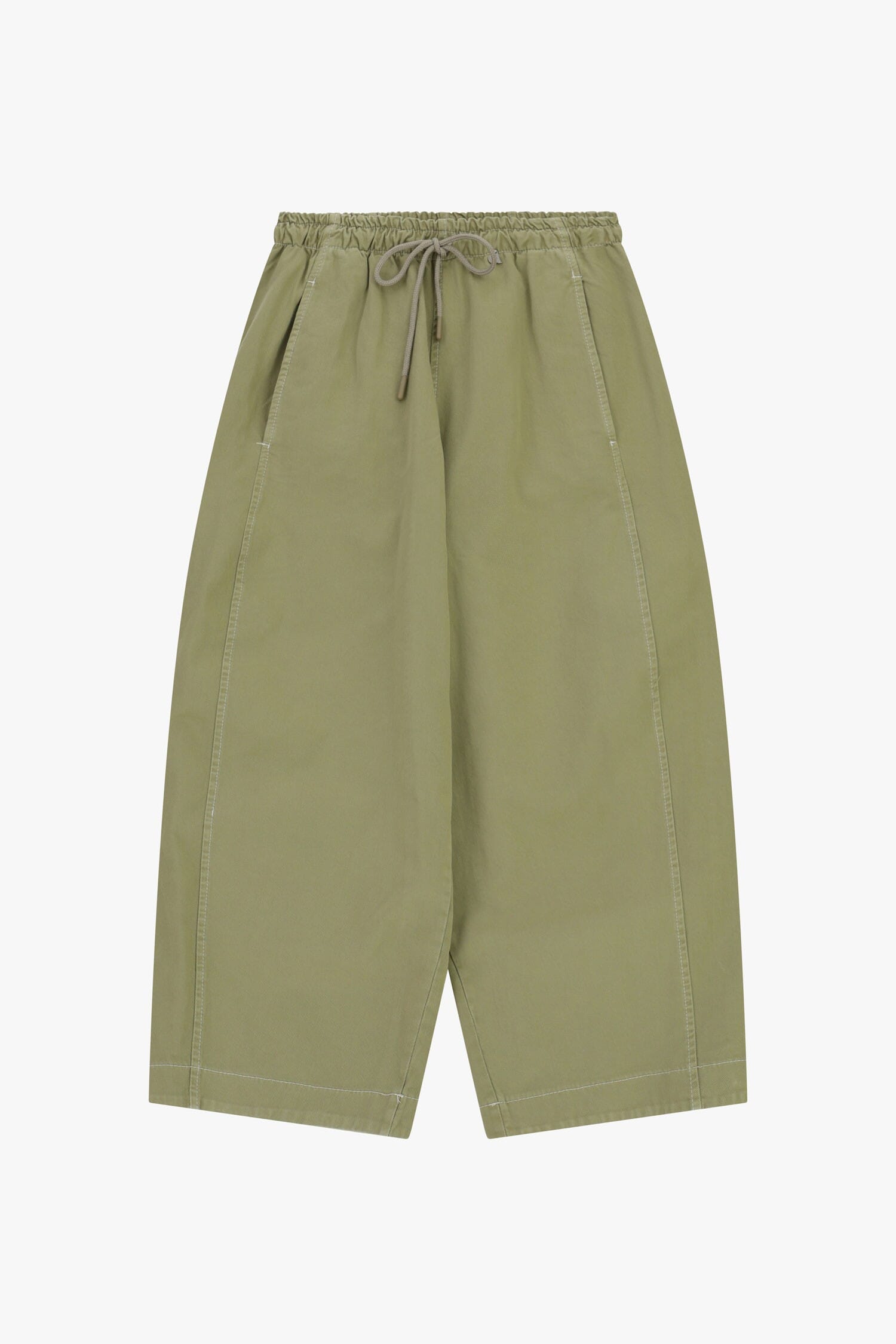 Pantaloni Palazzo Cropped Con Coulisse Elasticizzata Dixie