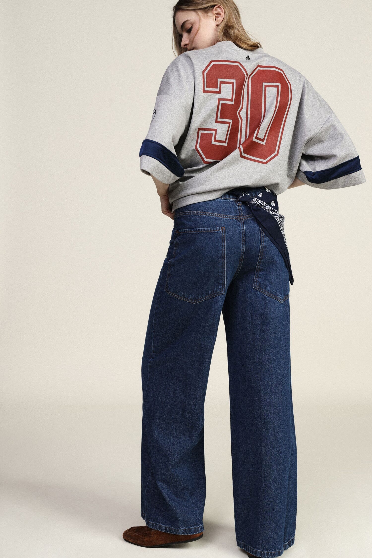 Dixie Belt Wide Leg Jeans