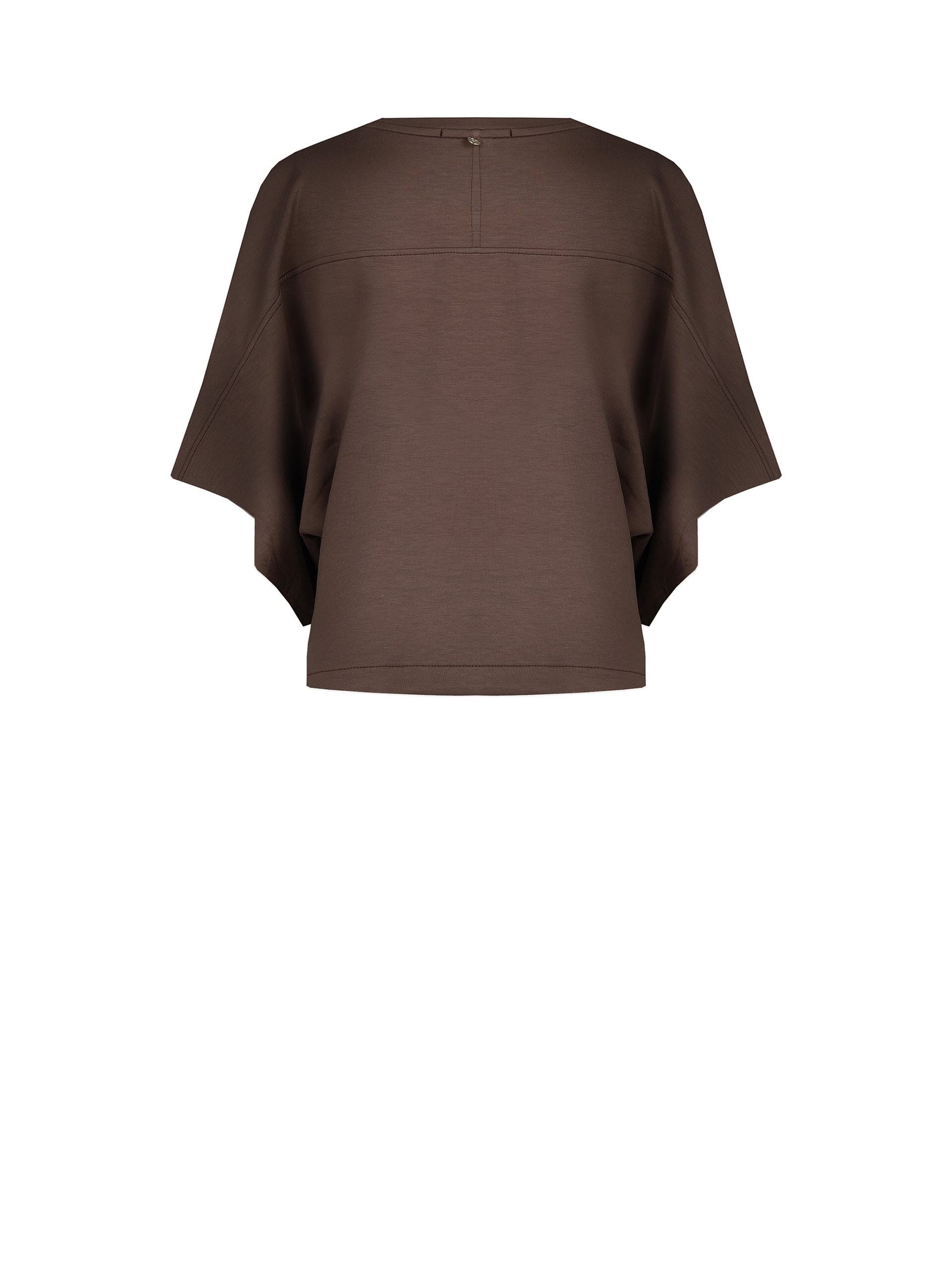 Rinascimento Viscose Blend Over Short Sweatshirt