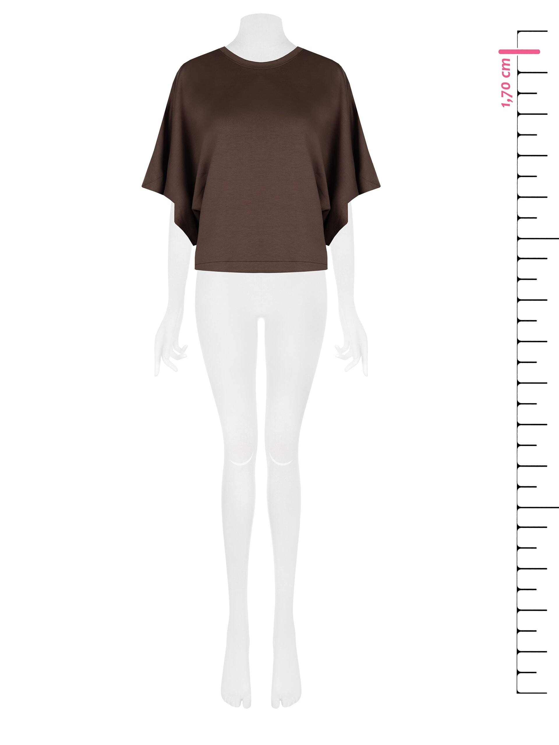 Rinascimento Viscose Blend Over Short Sweatshirt