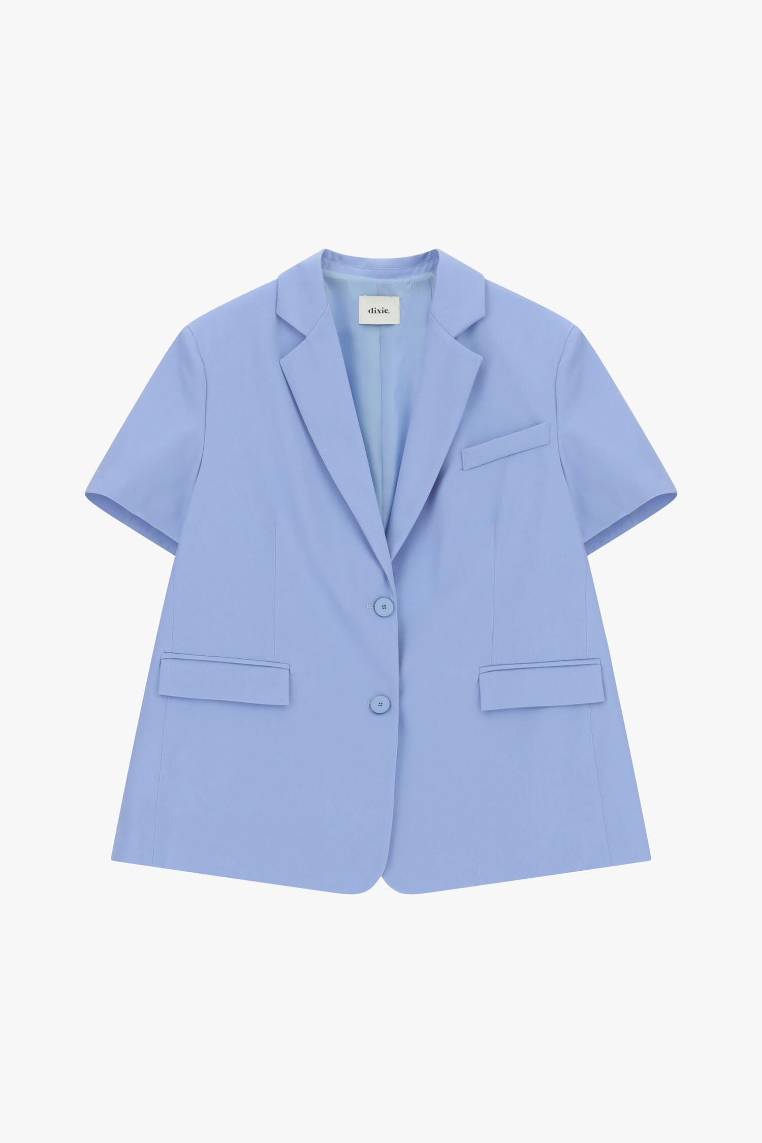 Blazer Maniche Corte Con Tasche A Filetto Dixie