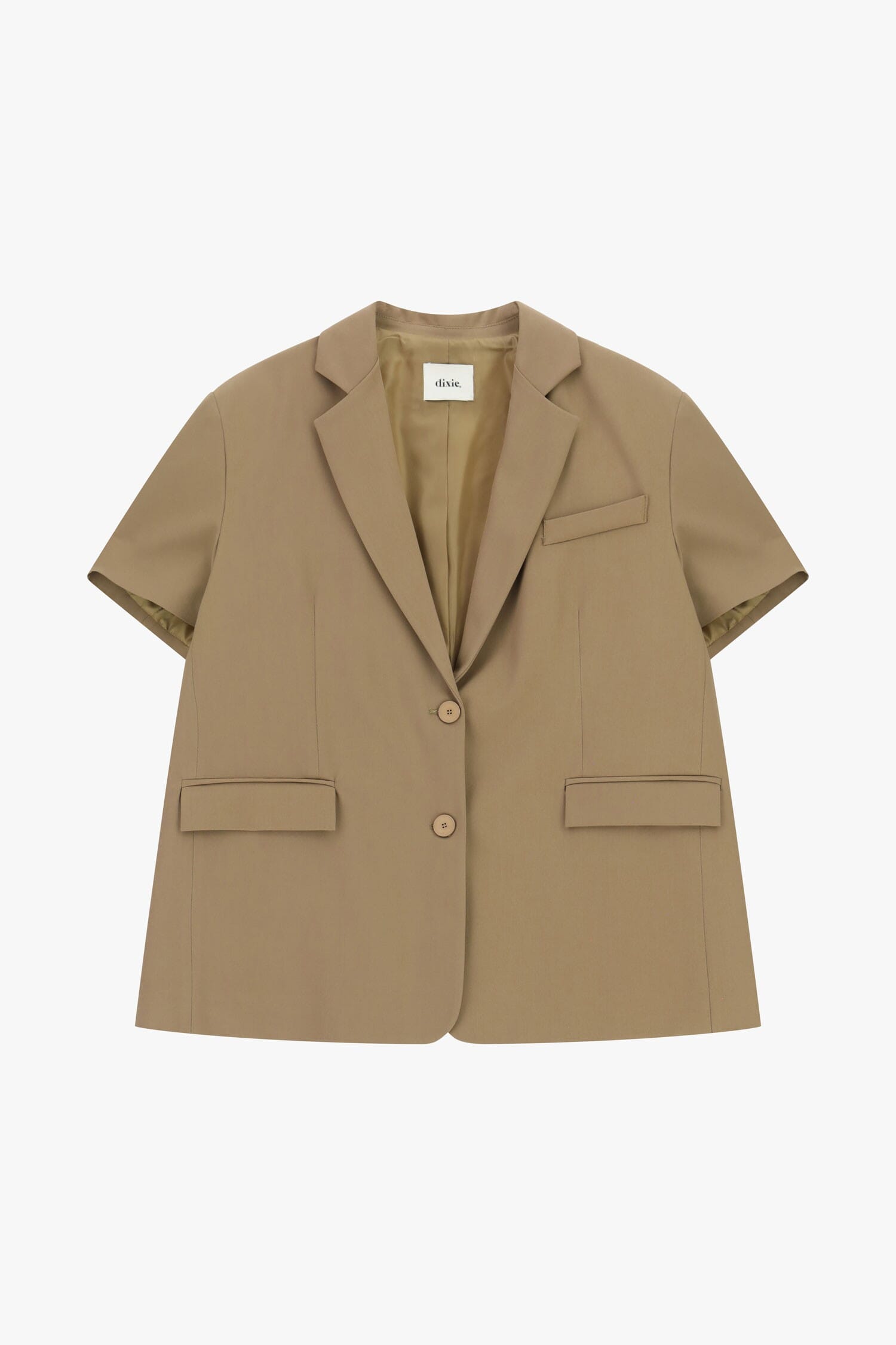 Blazer Maniche Corte Con Tasche A Filetto Dixie