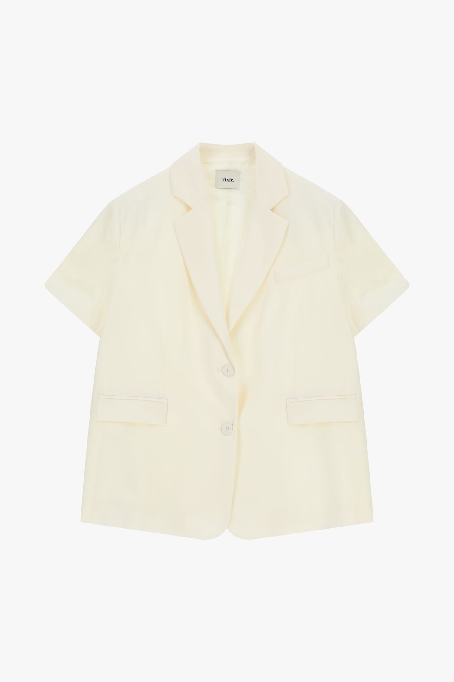 Blazer Maniche Corte Con Tasche A Filetto Dixie