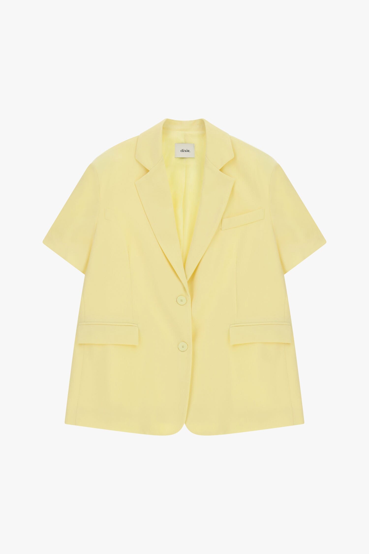 Blazer Maniche Corte Con Tasche A Filetto Dixie