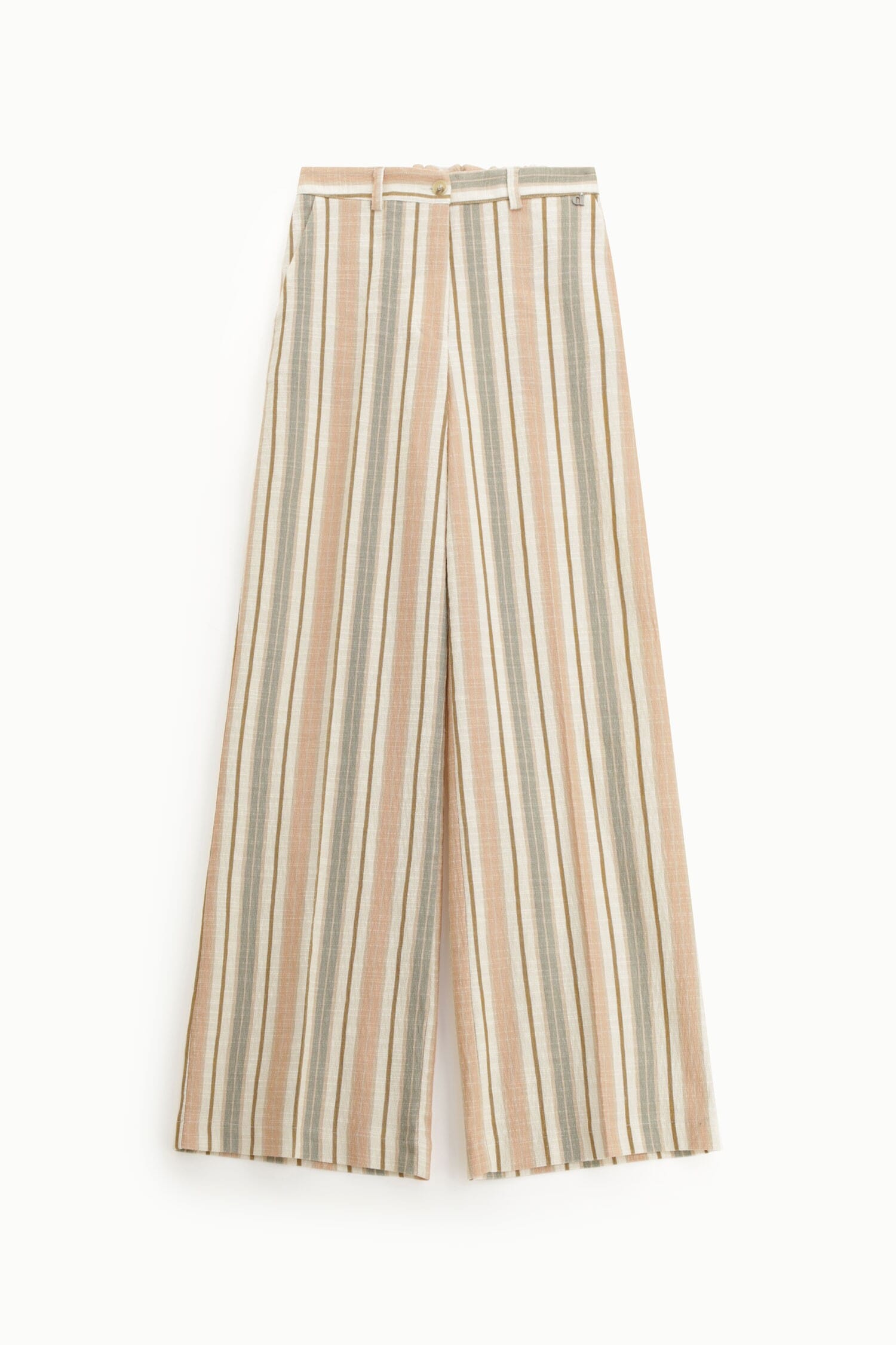 Dixie High Waist Striped Palace Trousers