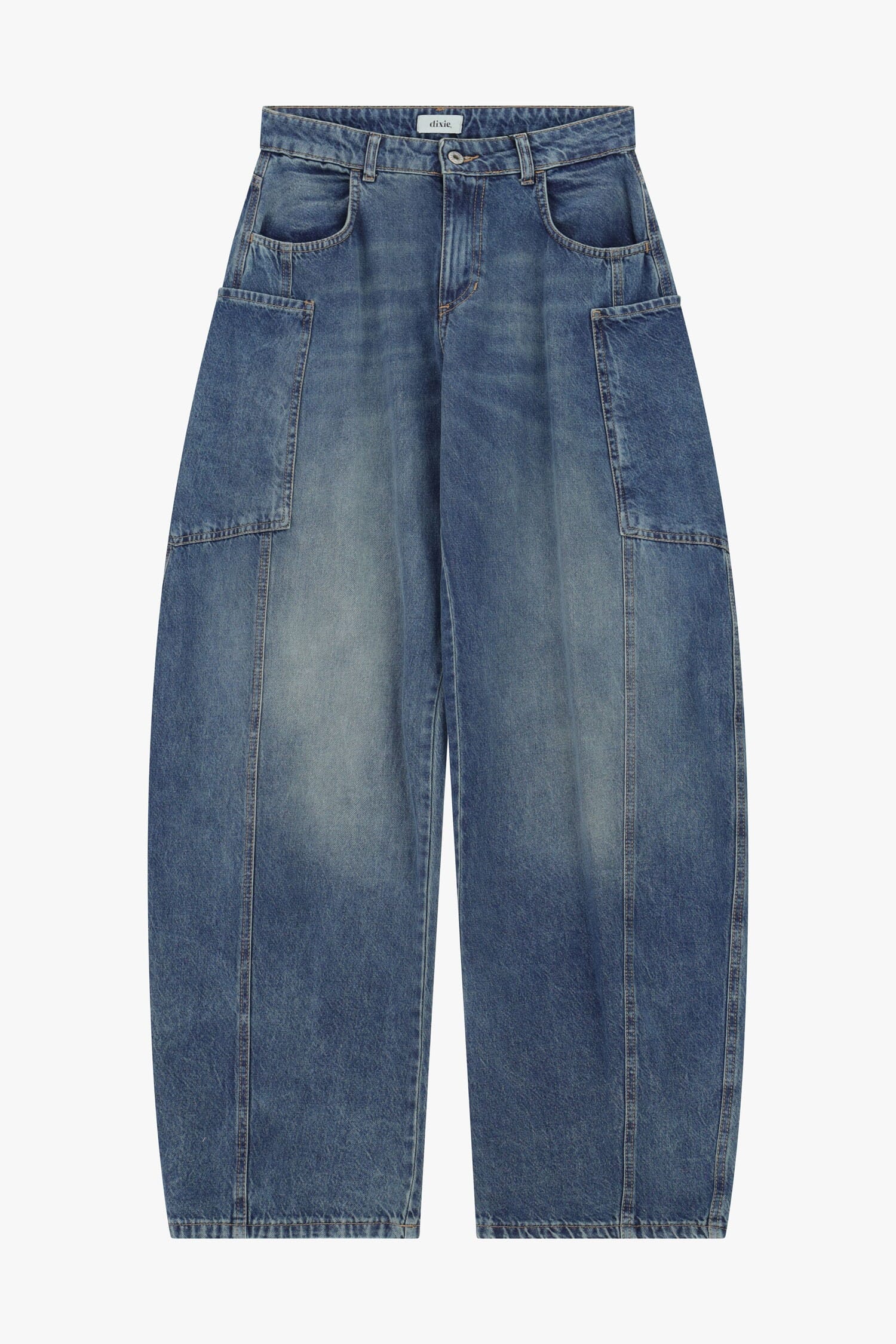 Jeans Balloon Con Tasche Laterali Ampie Dixie