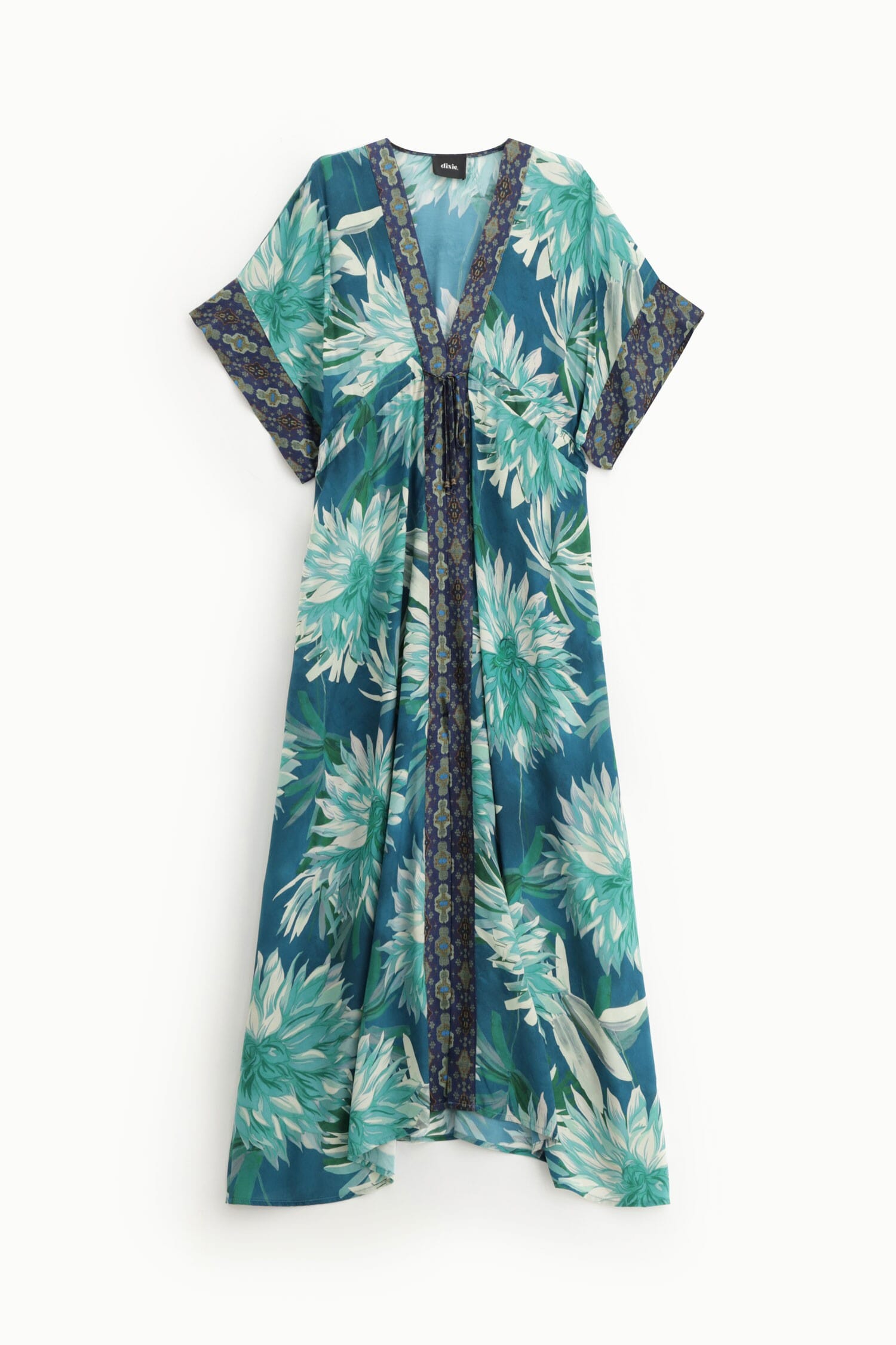 Robe longue à imprimé floral captivant Dixie