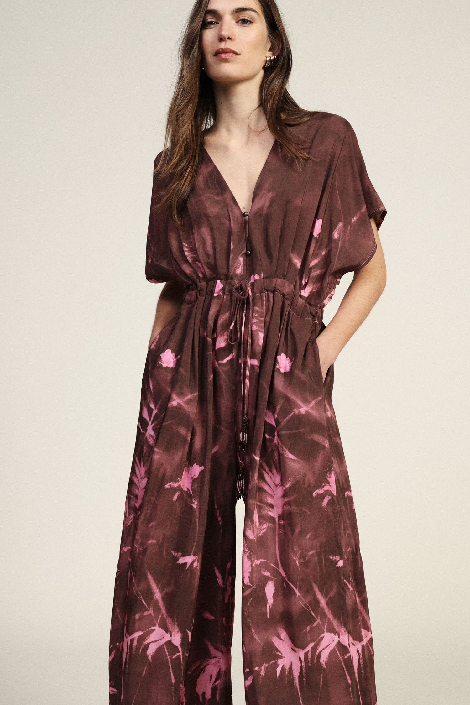 Dixie Wide Floral Print Jumpsuit