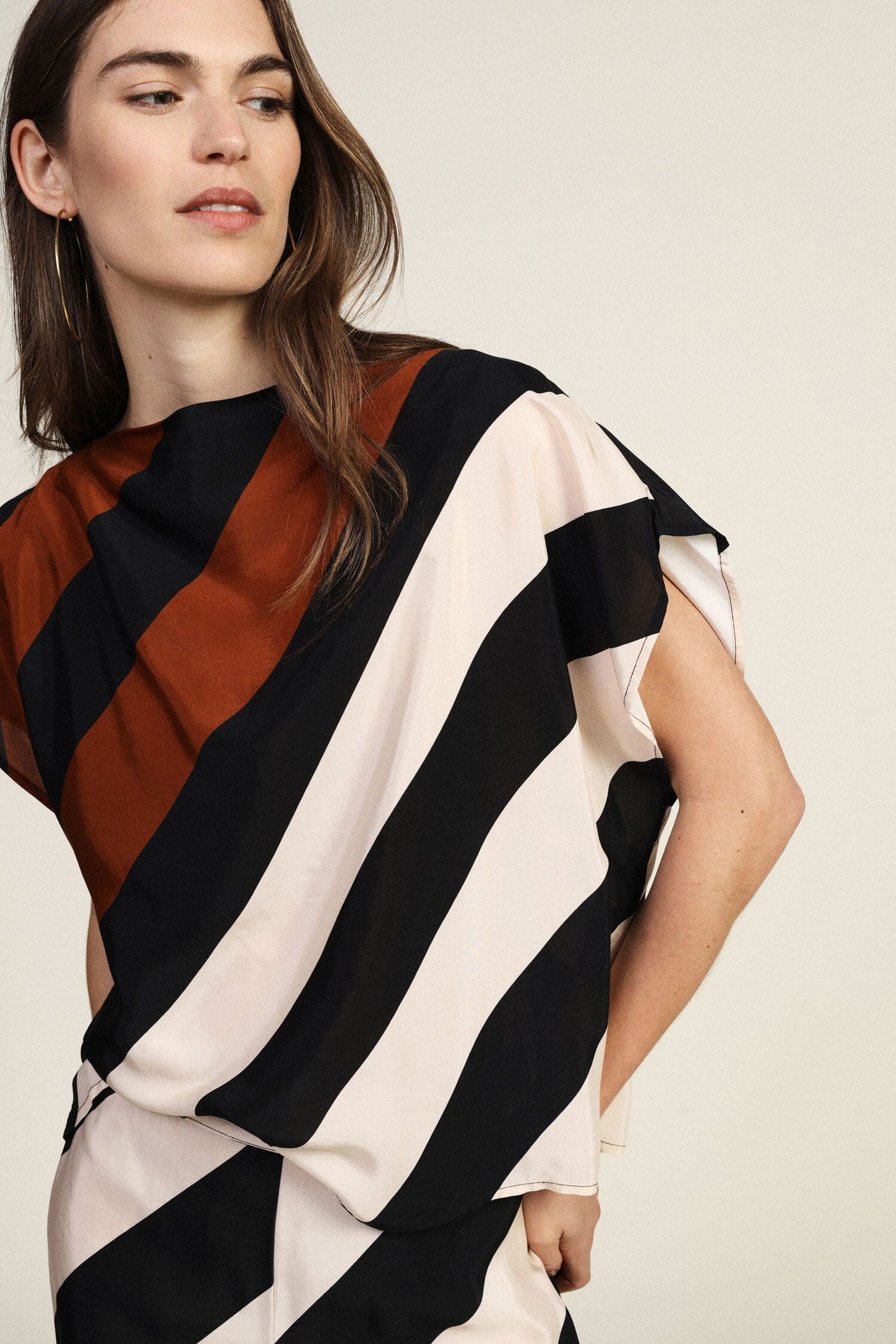 Dixie Diagonal Striped Shirt