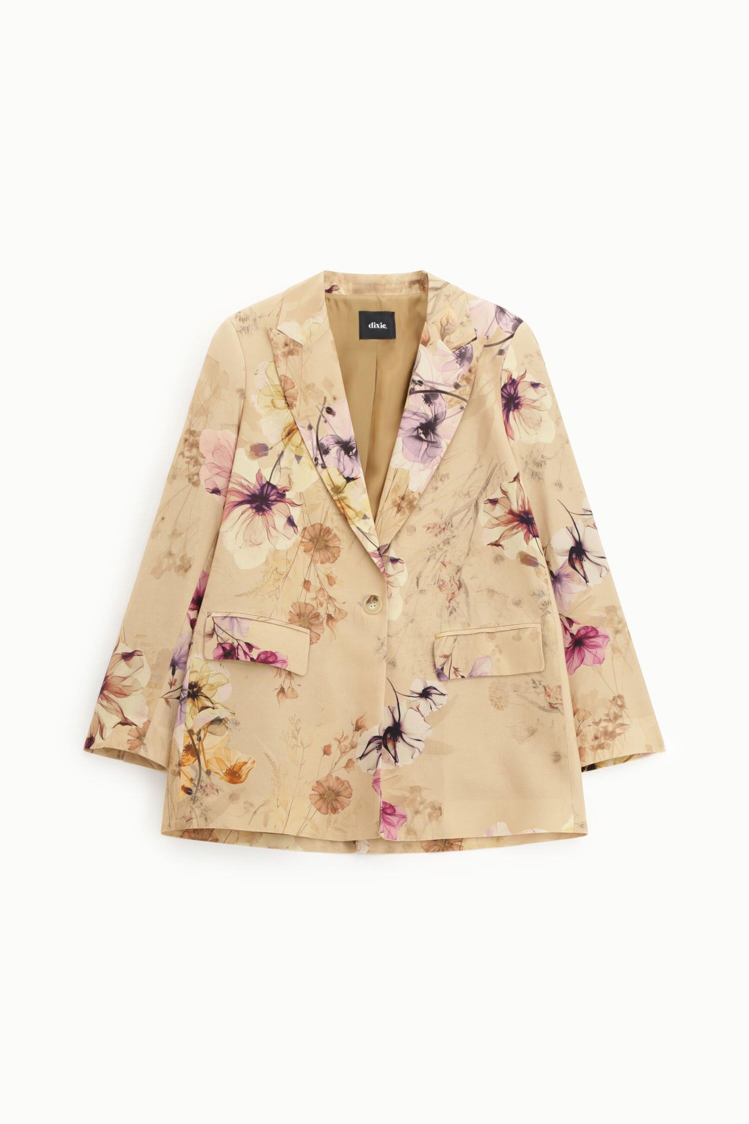 Blazer floral avec poches avant Dixie