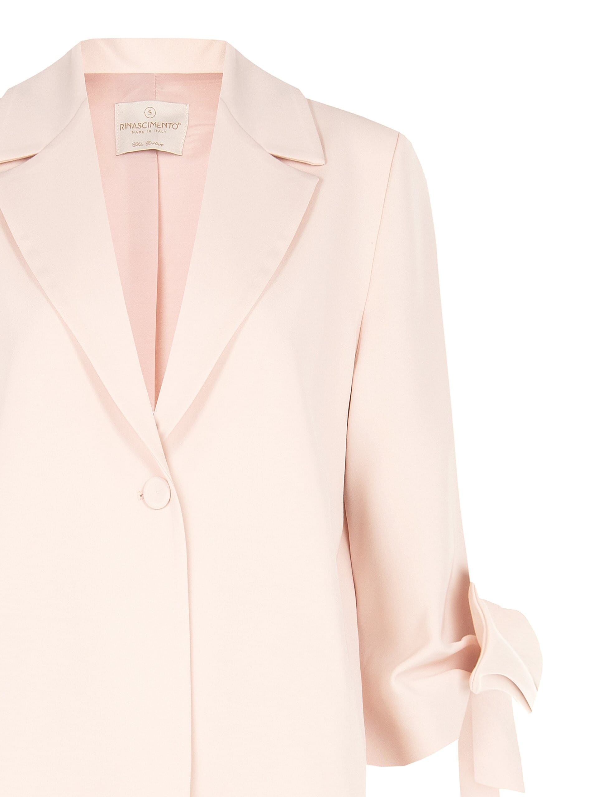 Giacca Blazer Ampia Con Maxi Fiocchi Sulle Maniche Rinascimento