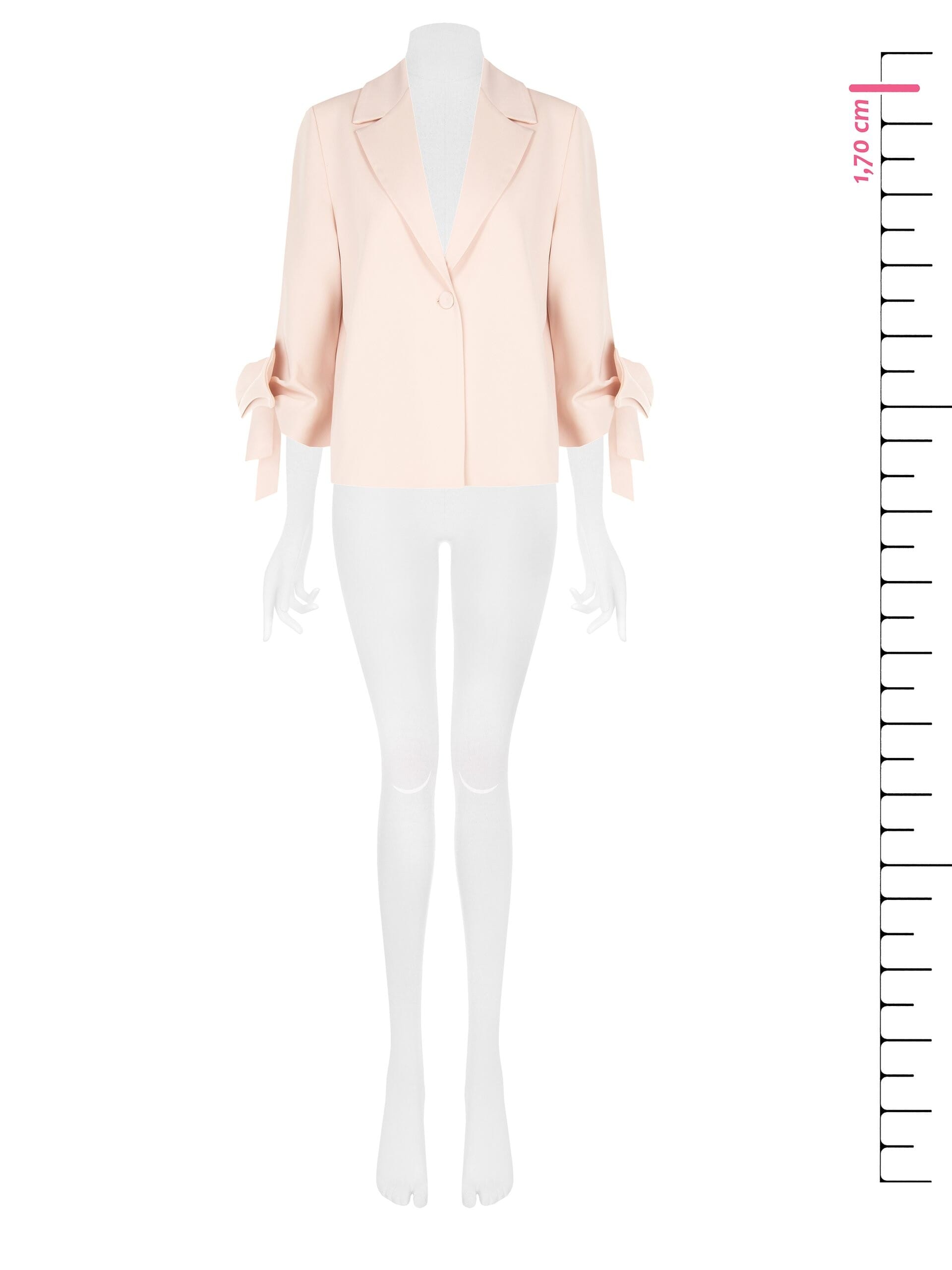 Giacca Blazer Ampia Con Maxi Fiocchi Sulle Maniche Rinascimento