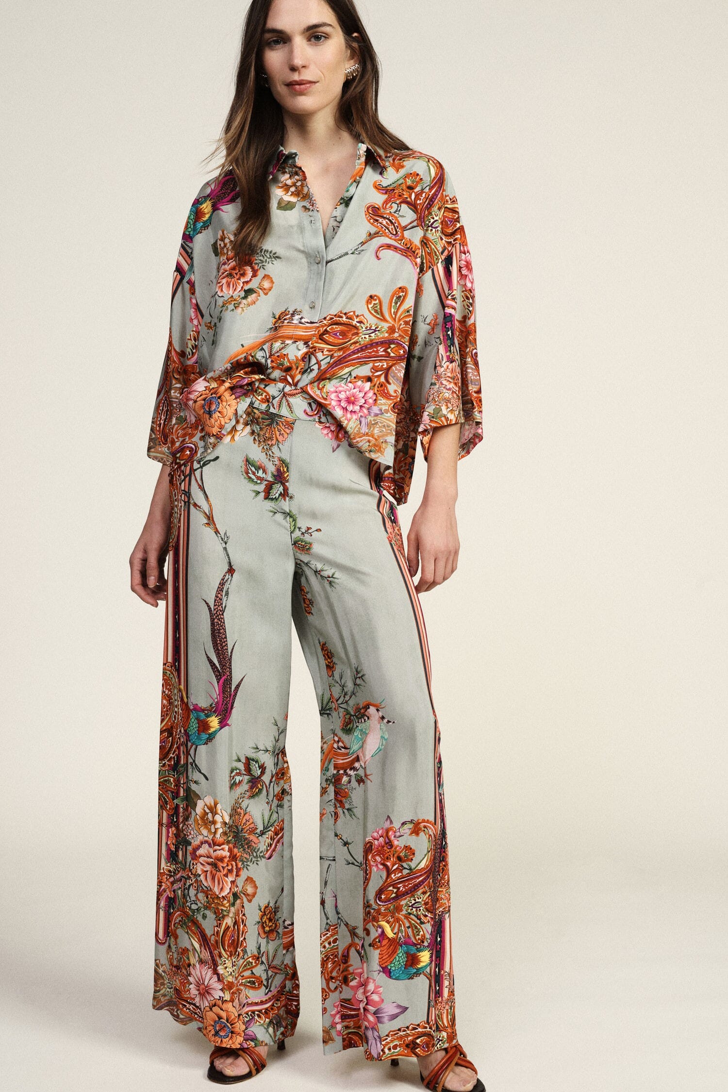 Dixie Floral Patterned Palace Trousers