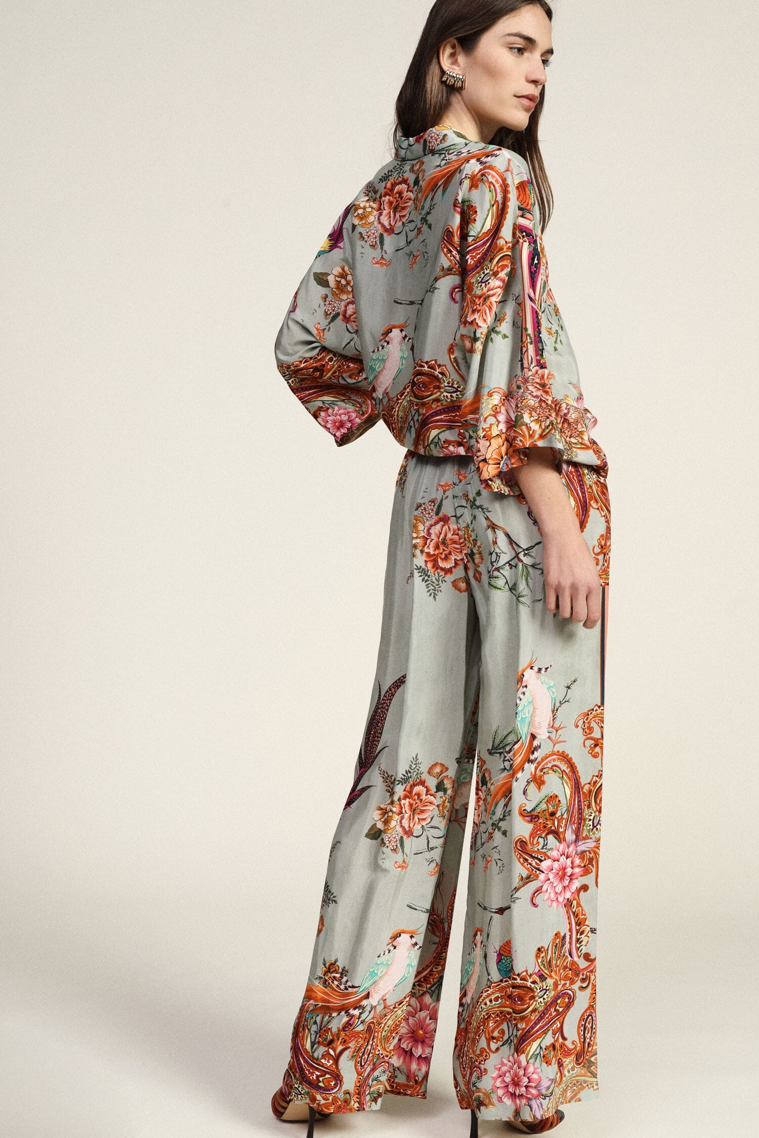 Dixie Floral Patterned Palace Trousers