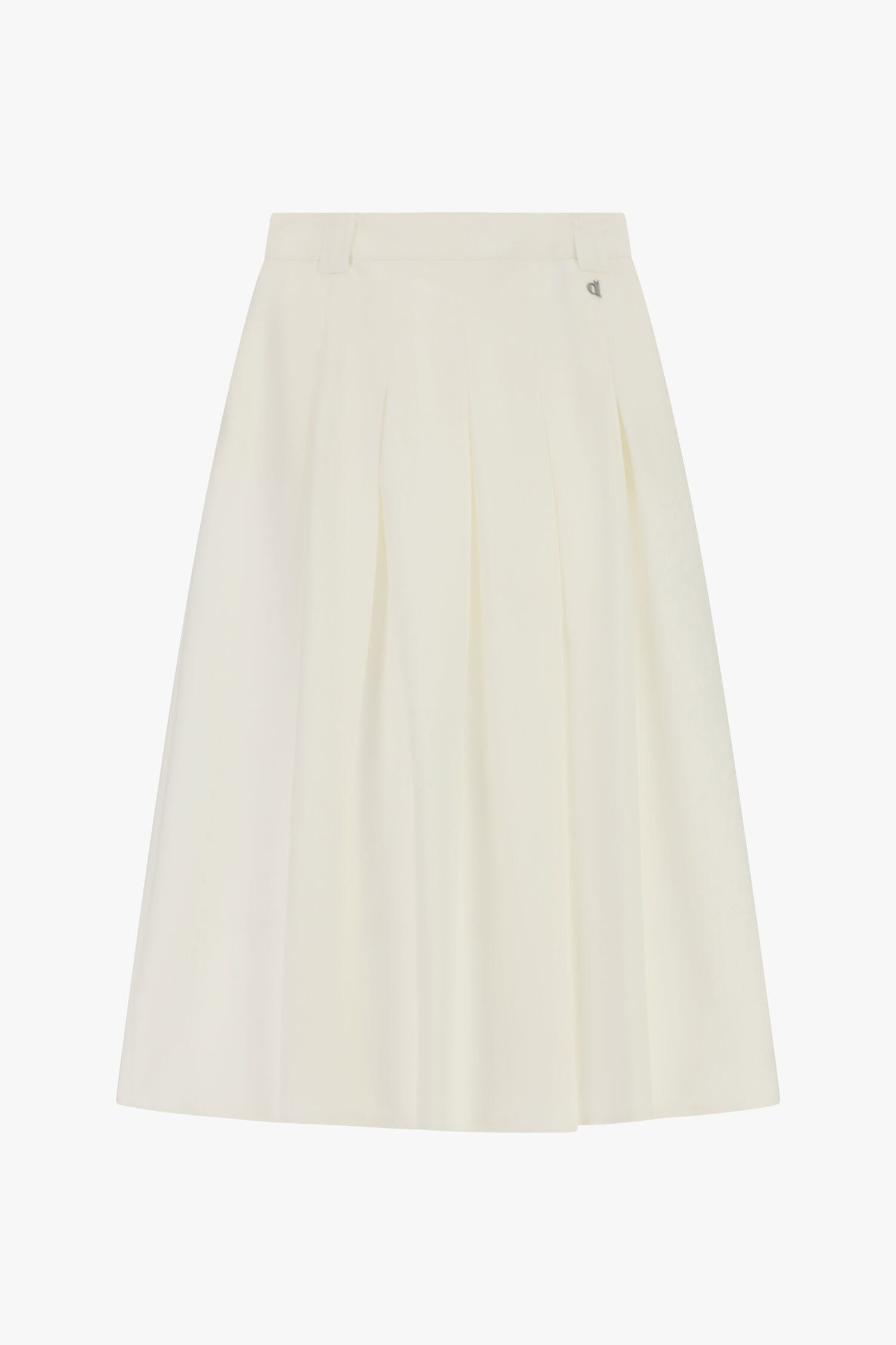 Gonna A Pieghe Midi Con Passanti In Vita Dixie