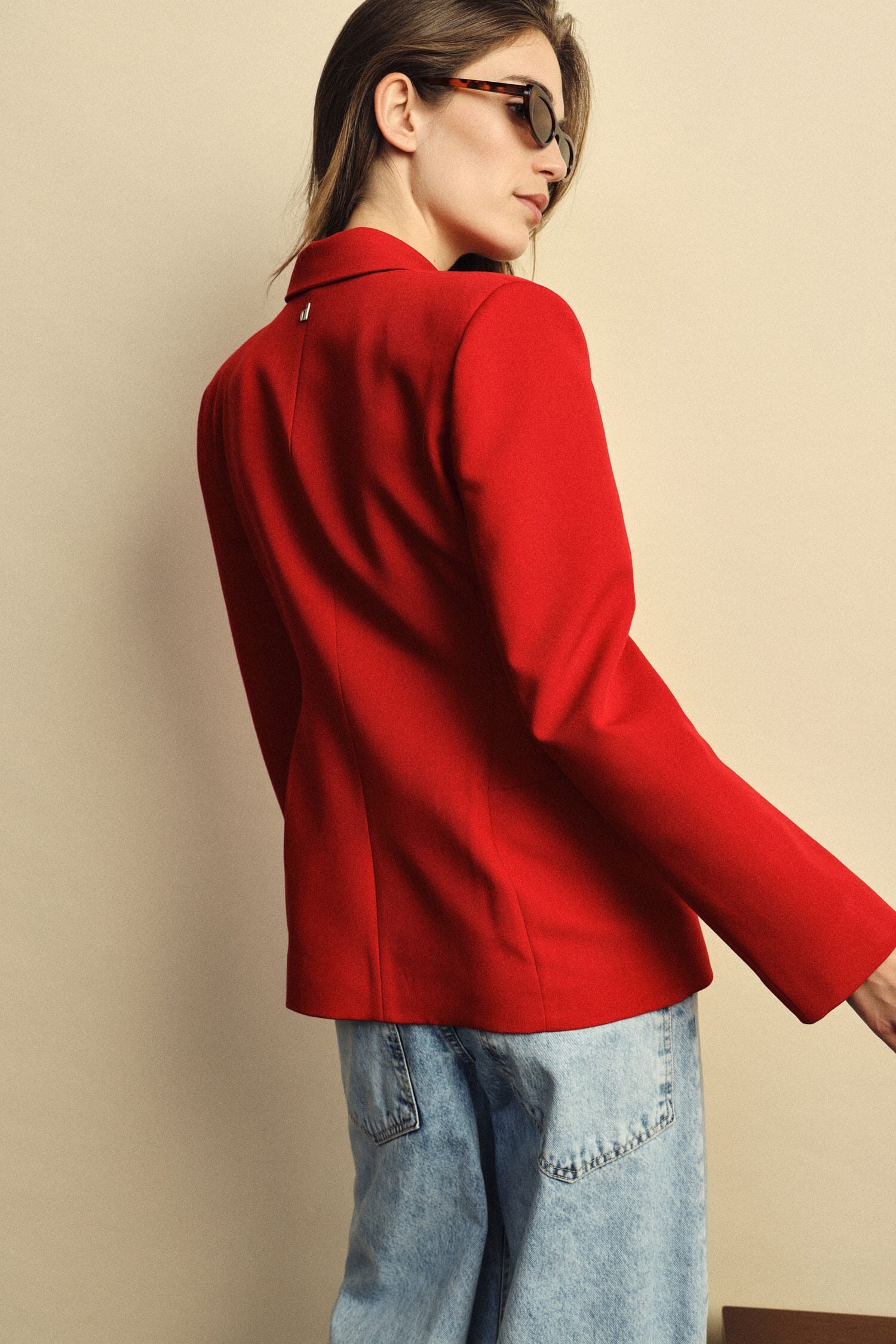 Blazer Doppio Petto Vestibilità Regolare Tasche Frontali Dixie